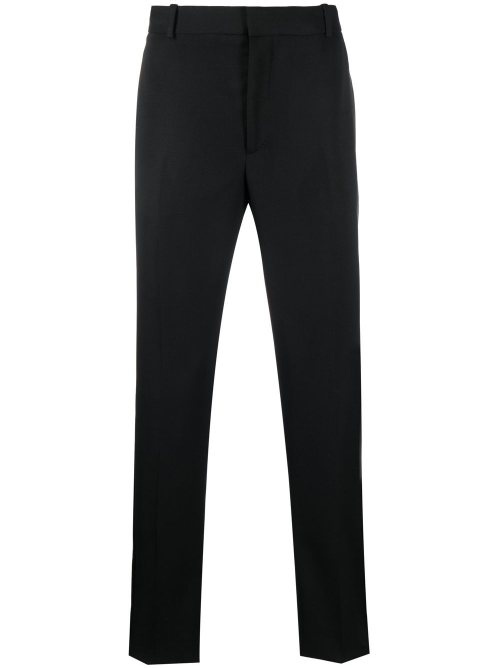 Alexander McQueen Silk-Panel Tailored Trousers - Black image 0