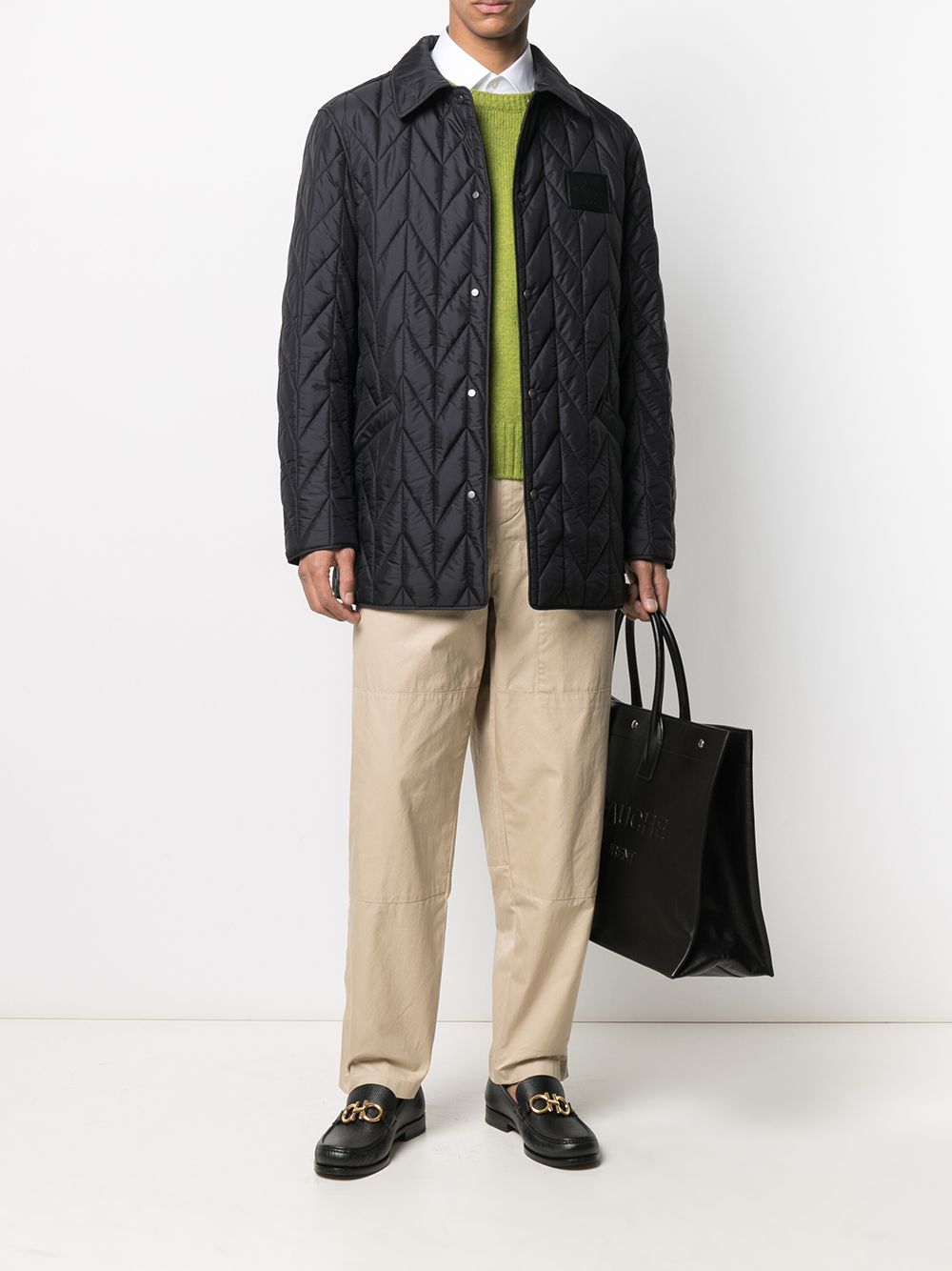 Ferragamo Black Padded Jacket image 1