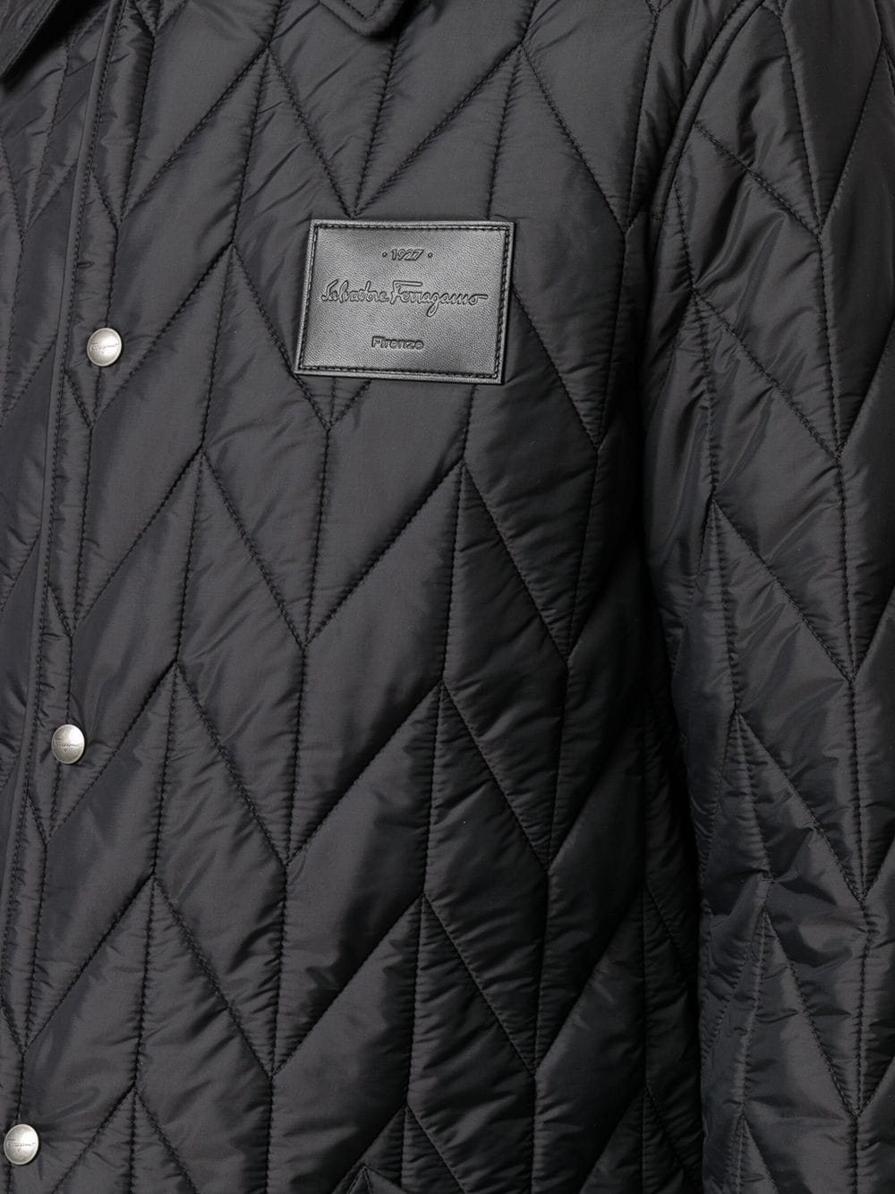 Ferragamo Black Padded Jacket image 4