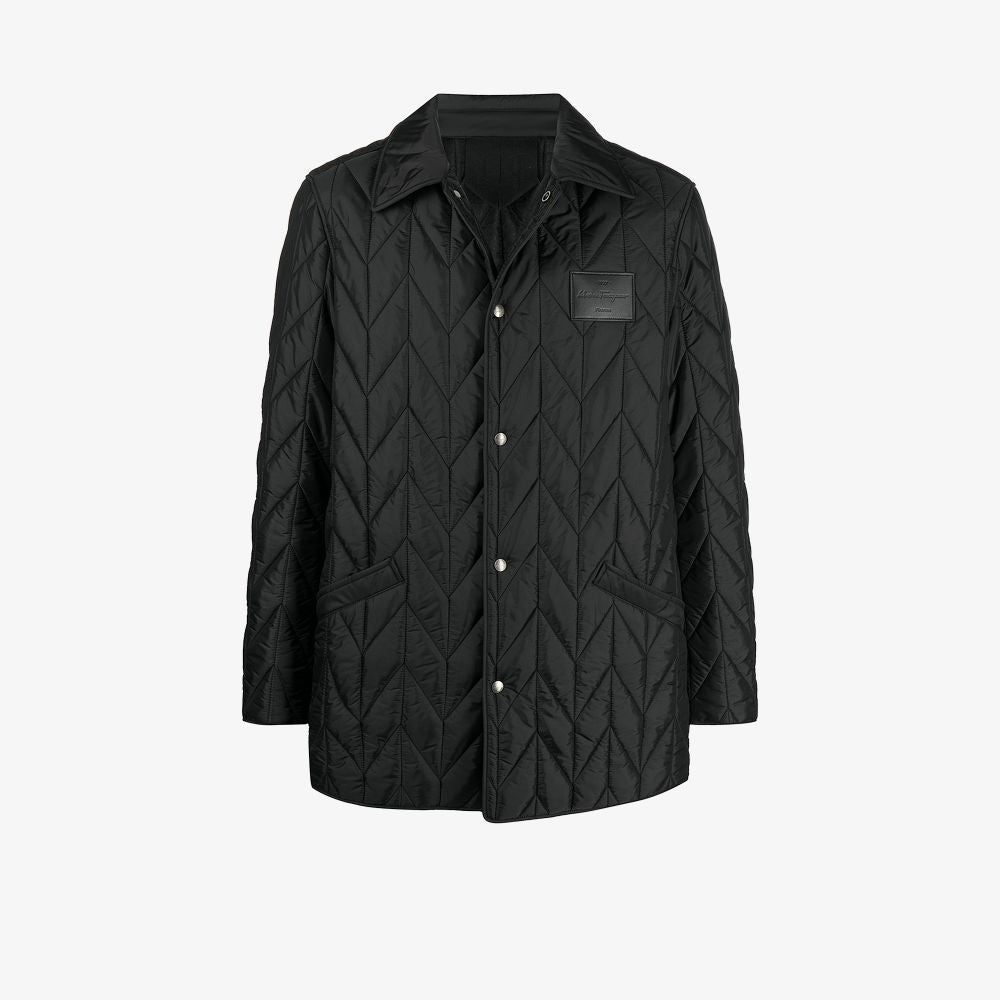 Ferragamo Black Padded Jacket image 5