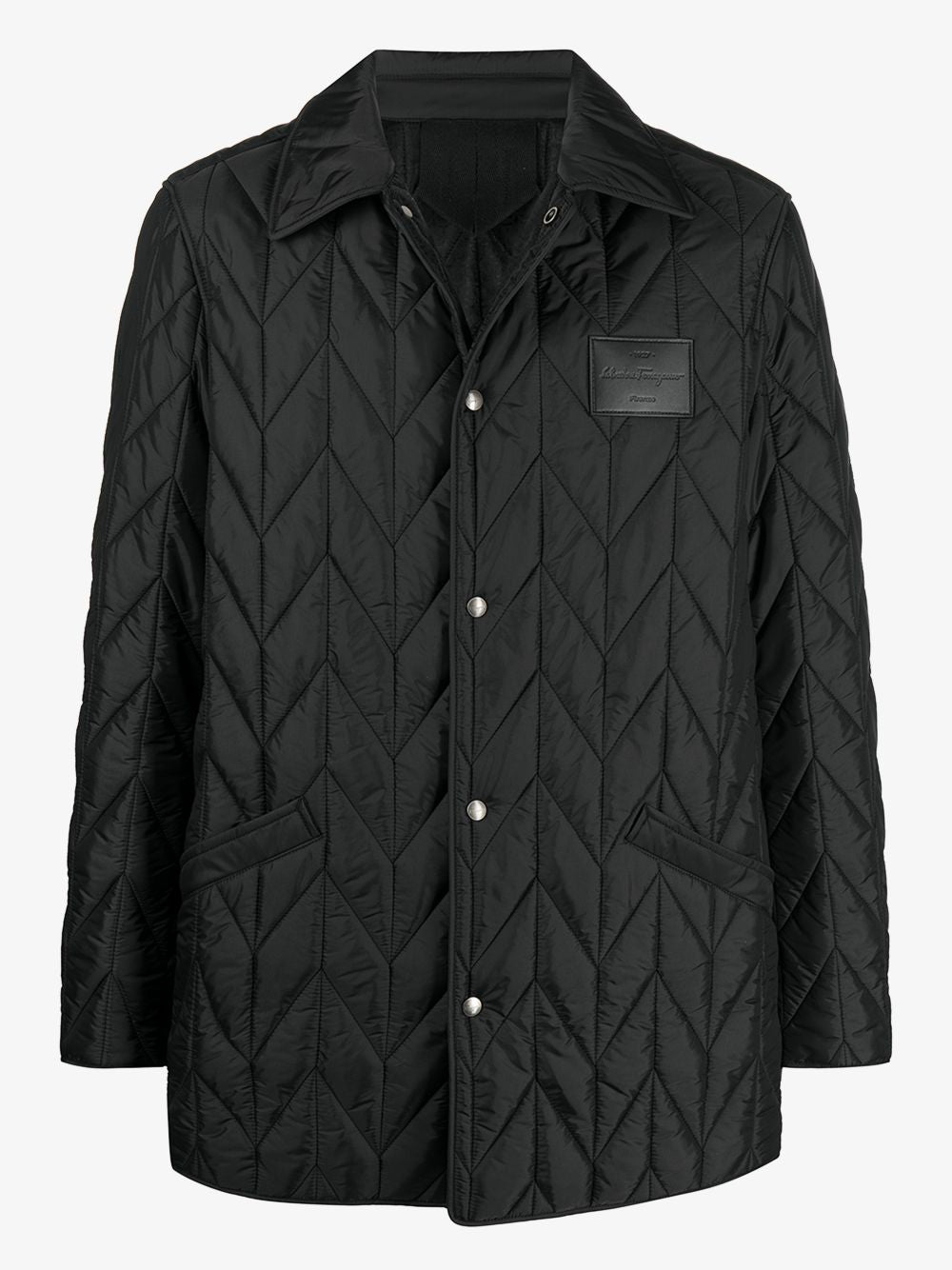 Ferragamo Black Padded Jacket image 7