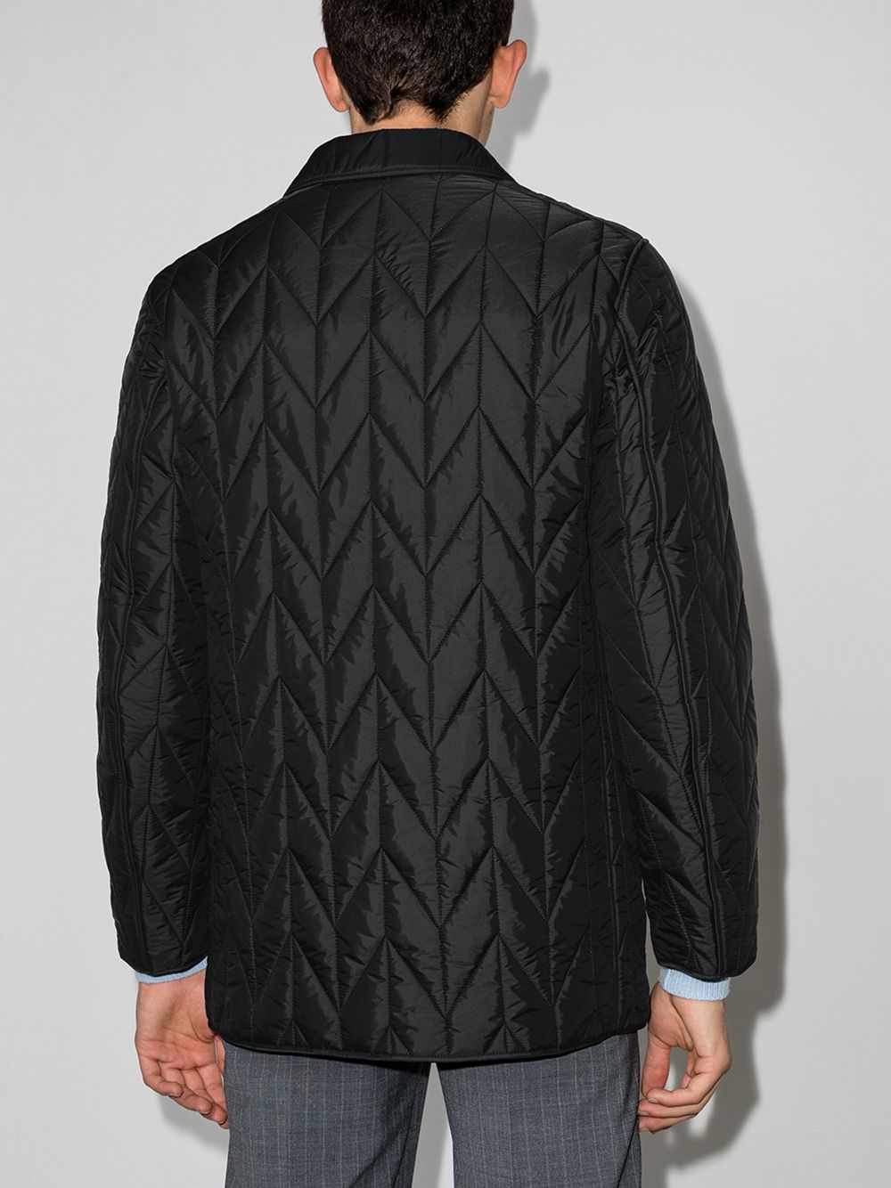 Ferragamo Black Padded Jacket image 8