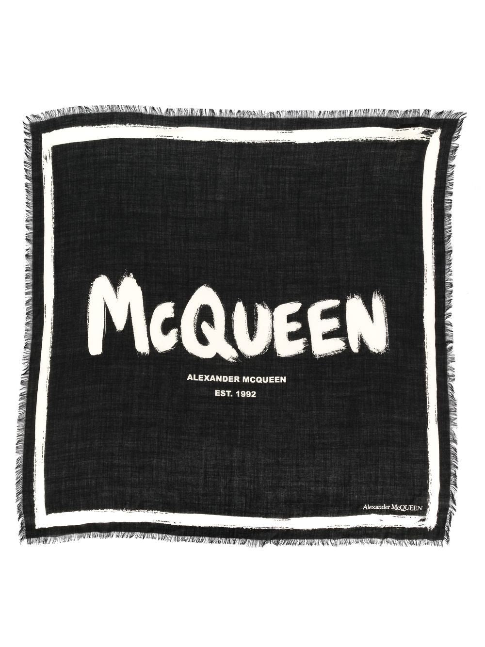 Alexander McQueen Scarfs Black image 0