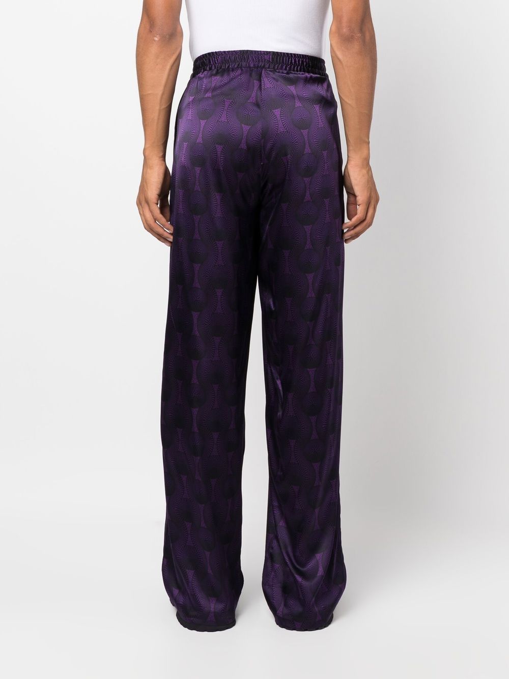 OZWALD BOATENG Trousers Purple image 2