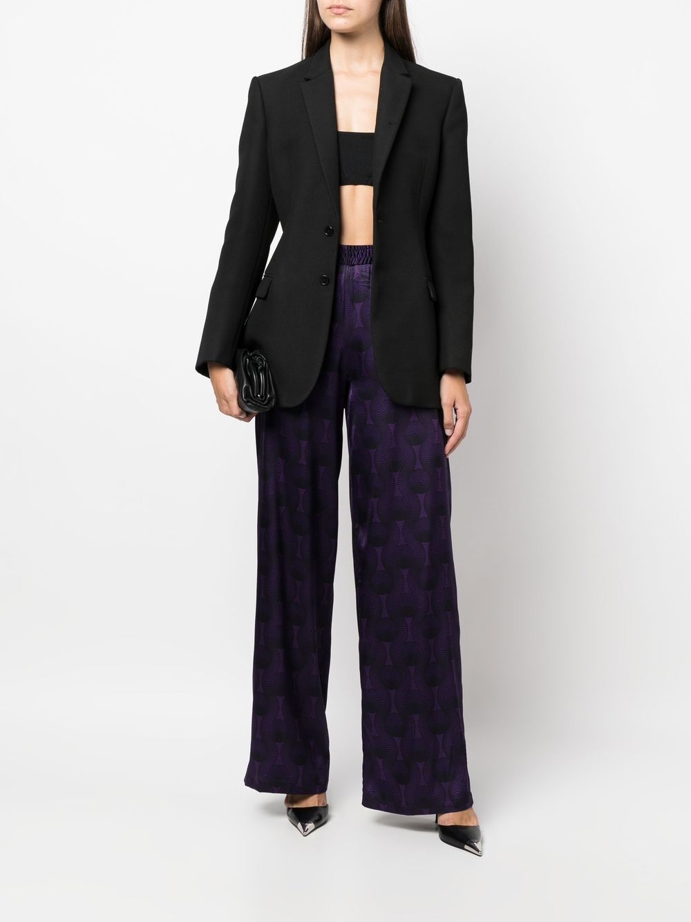 OZWALD BOATENG Trousers Purple image 5