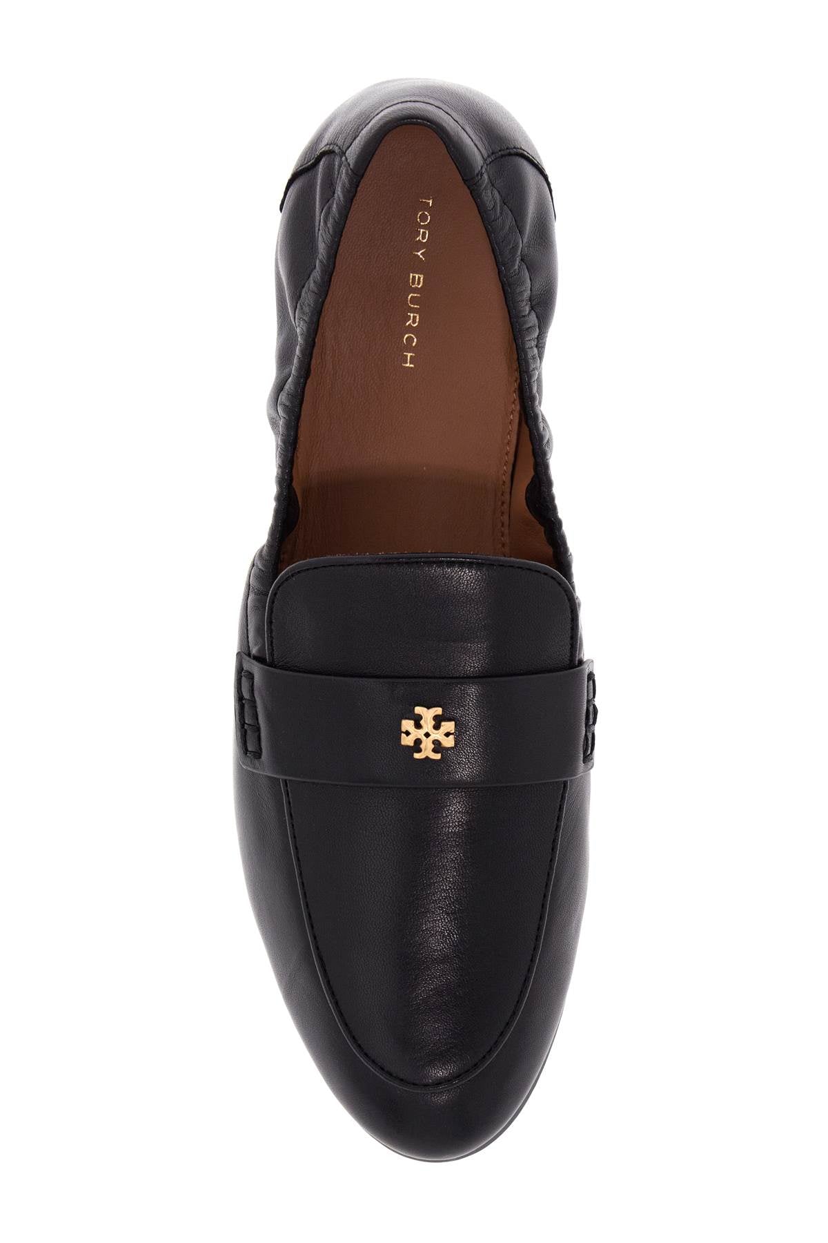 Tory Burch Nappa Leather Ballerina Flats with Double T Monogram image 1