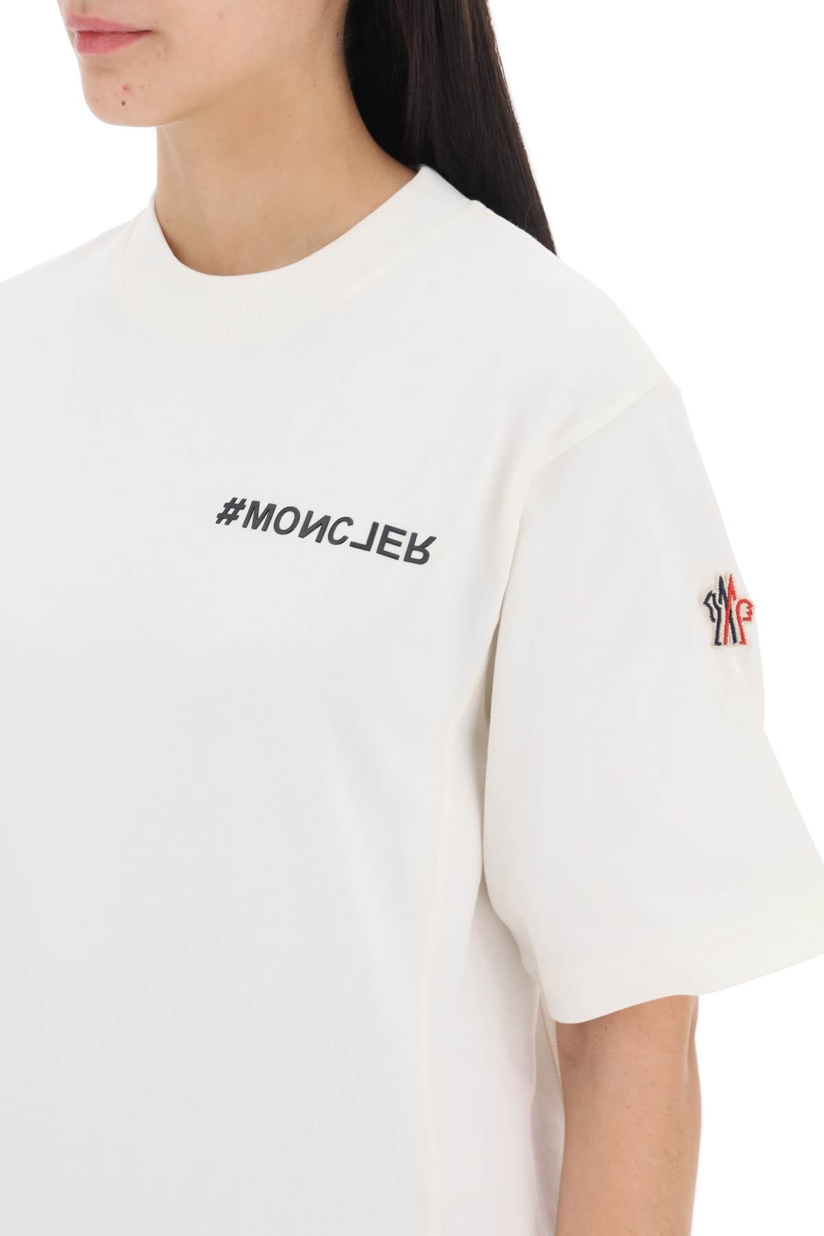 Moncler GRENOBLE logo-printed loose-fitting image 3