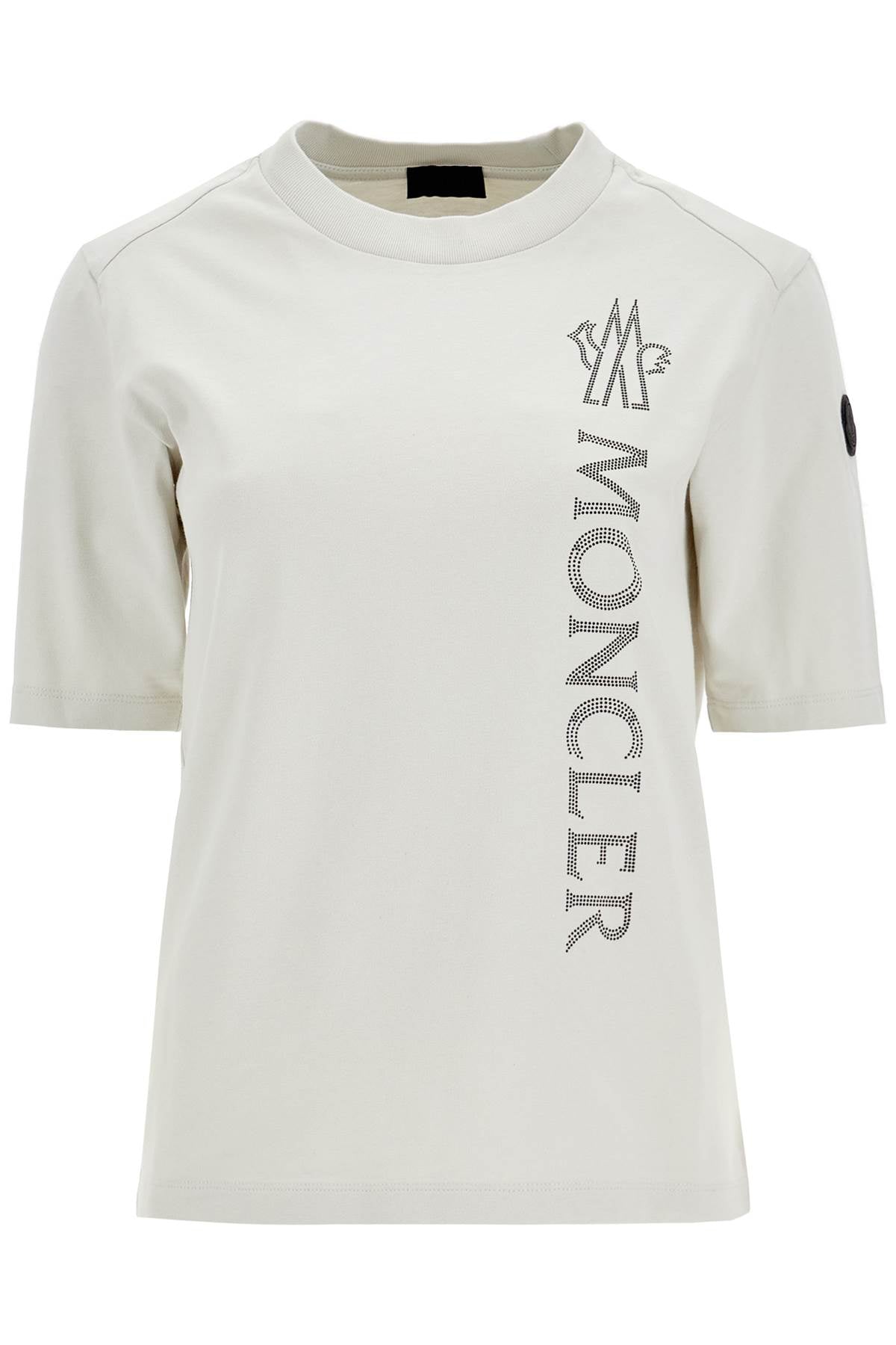 Moncler textured logo t-shirt image 0