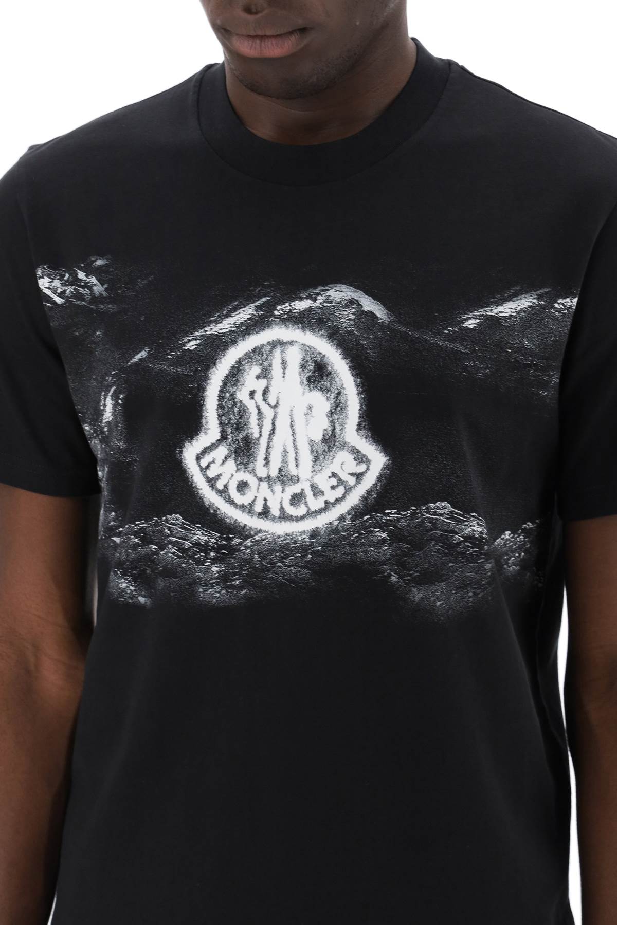 Moncler t-shirt with logo print image 3