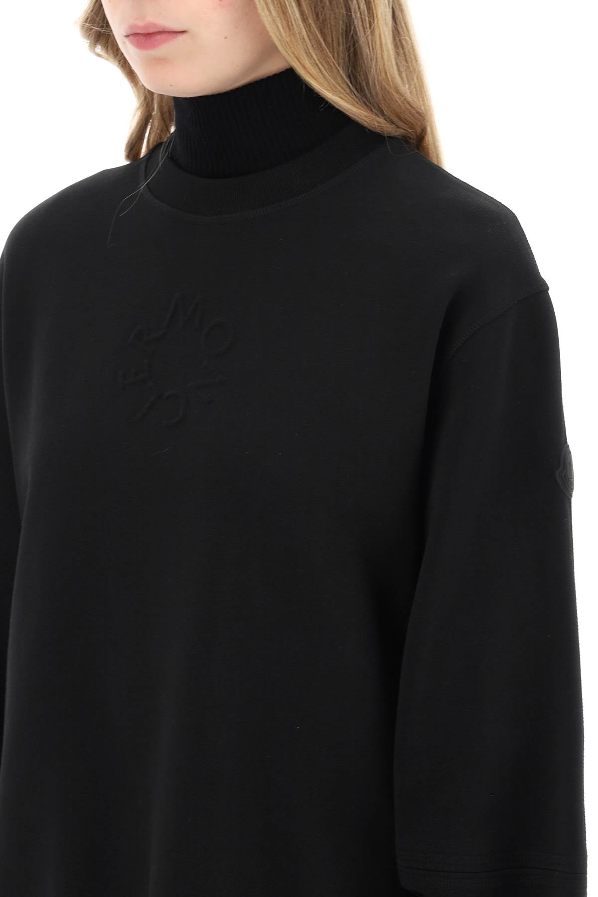 Moncler crewneck sweatshirt with emb image 3