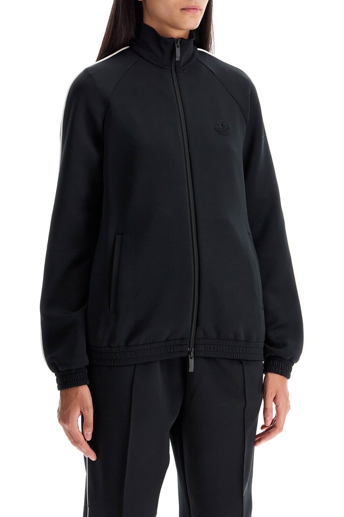 Moncler "zip-up sweatshirt in scuba image 1