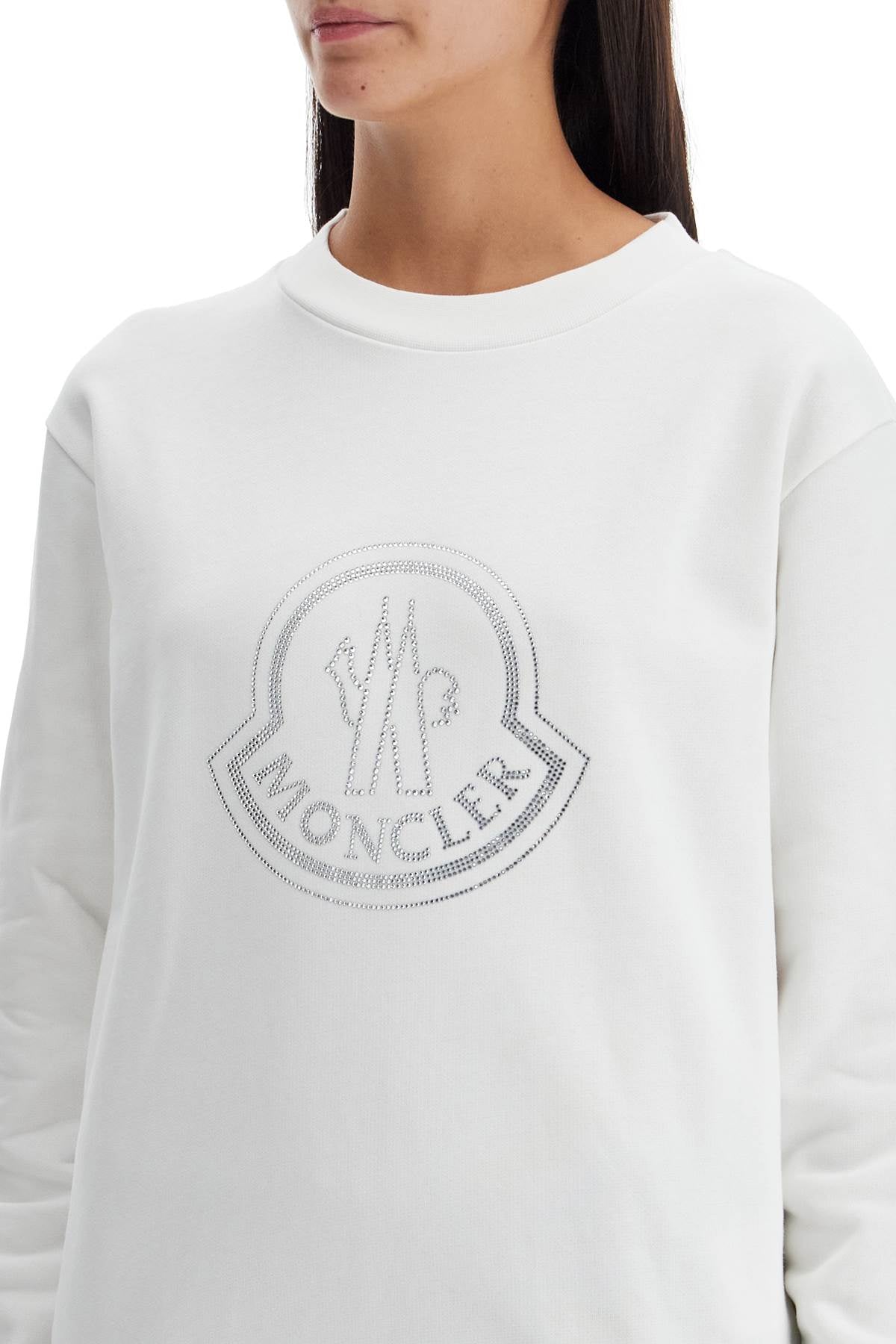 Moncler Rhinestone Logo Sweatshirt image 3