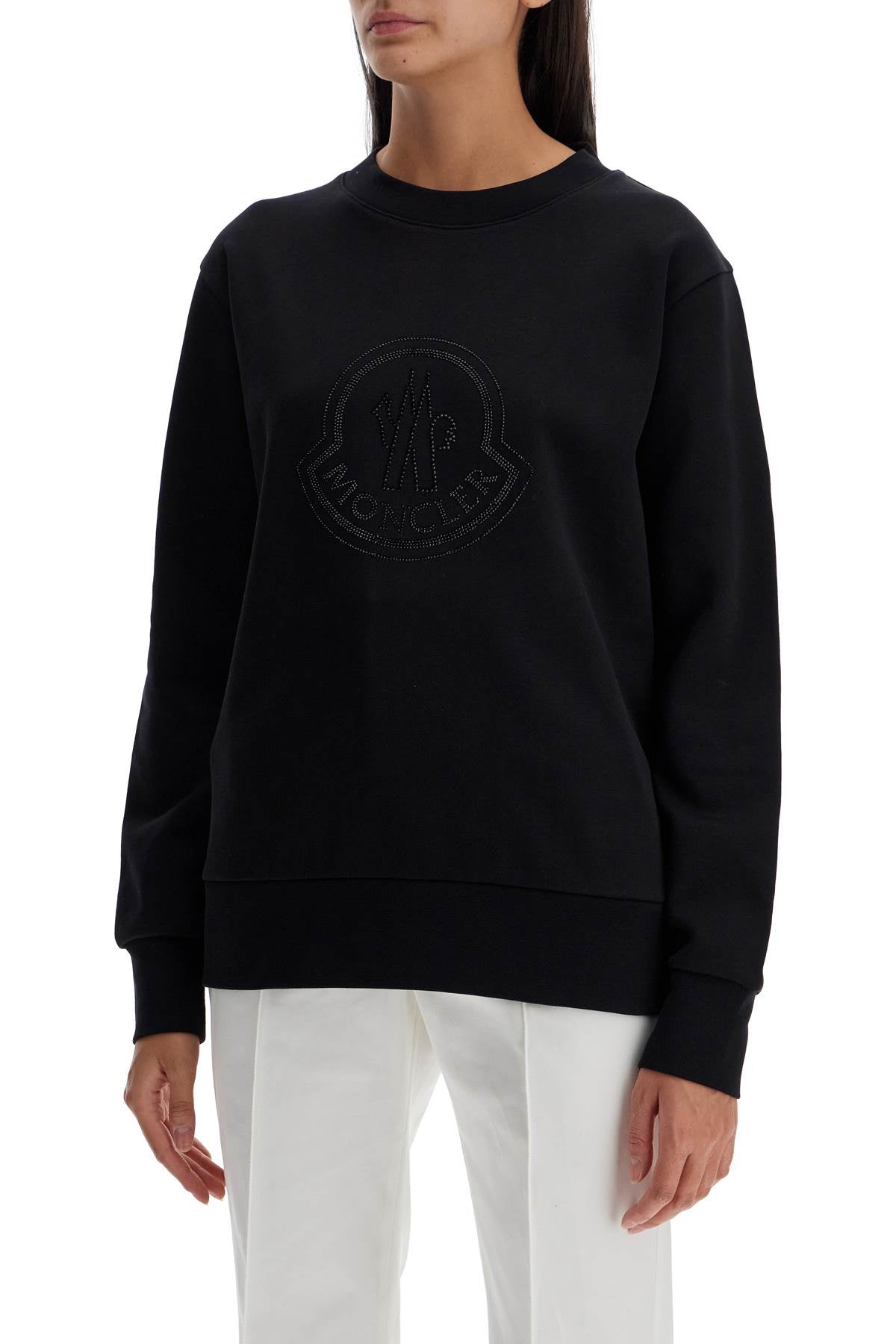 Moncler Rhinestone Logo Sweatshirt image 3