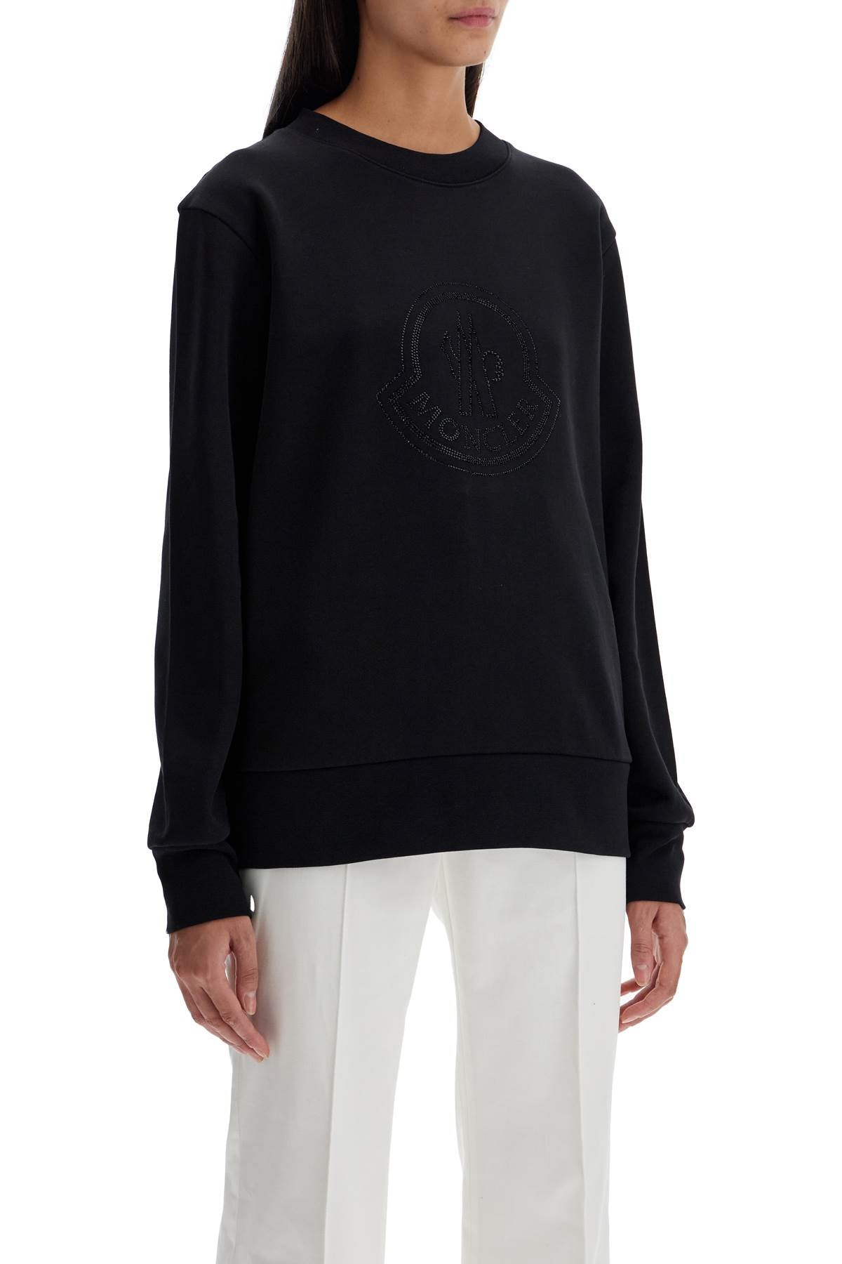 Moncler Rhinestone Logo Sweatshirt image 1