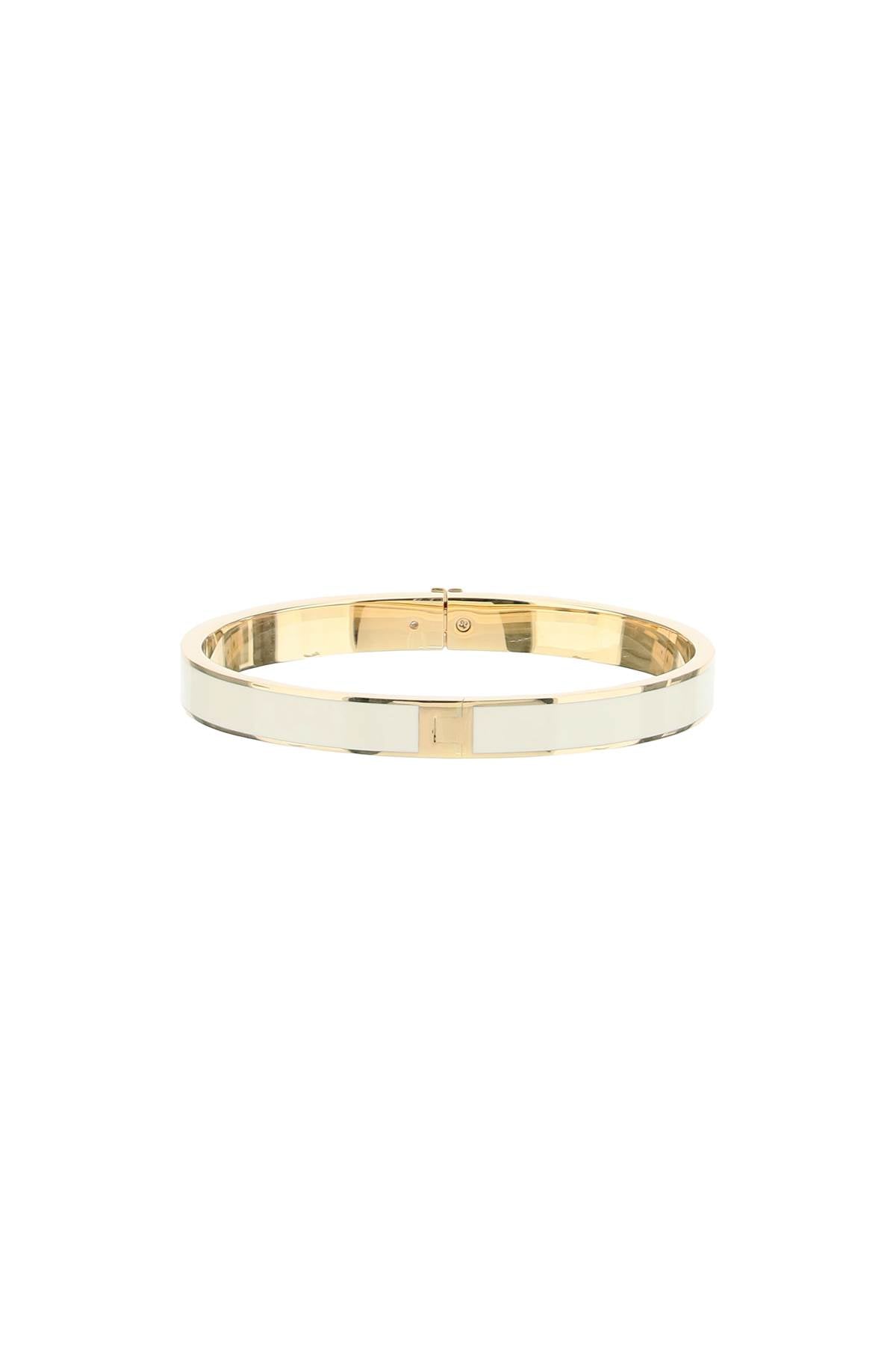 Tory Burch Kira Enamel Cuff Bracelet in Gold-Plated Brass image 1