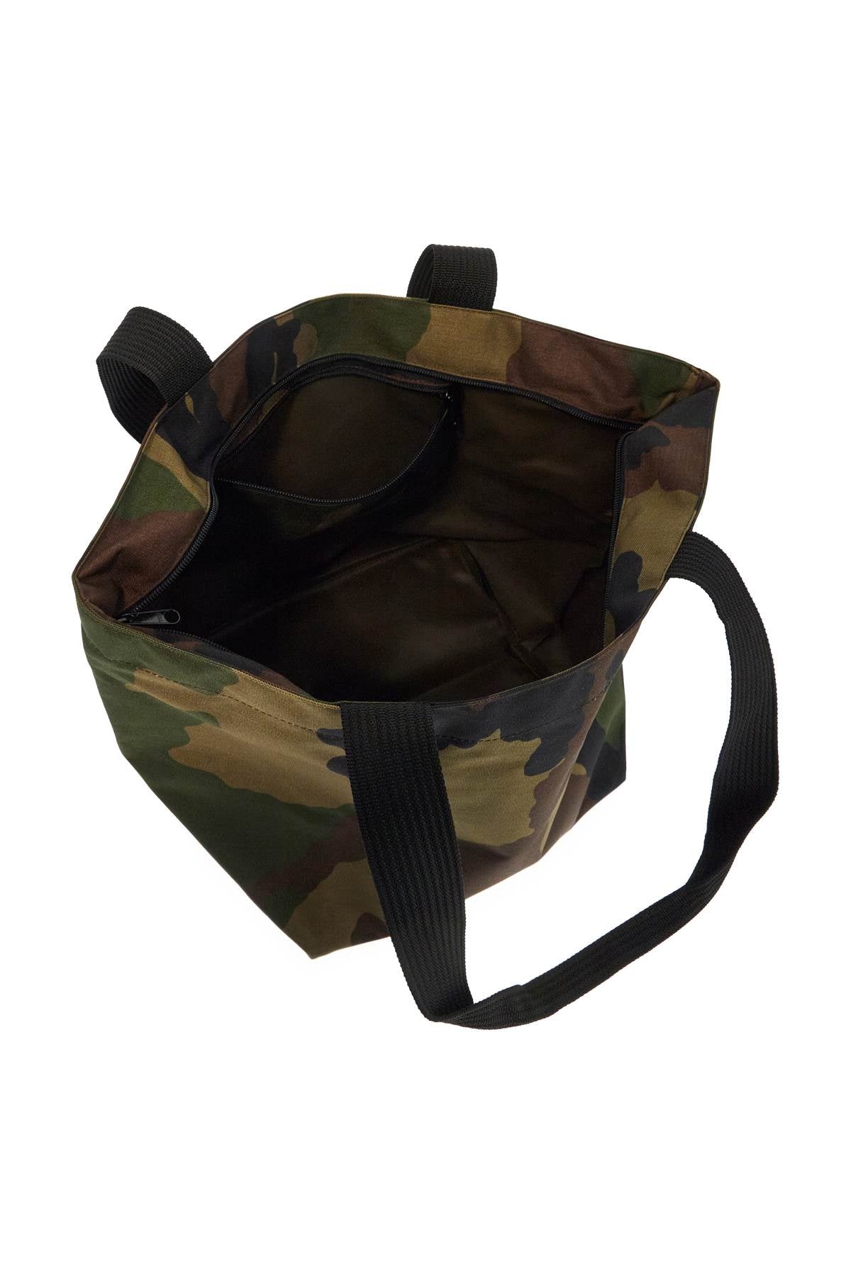 Hervé Chapelier Large Two-Tone Camouflage Tote Bag image 2