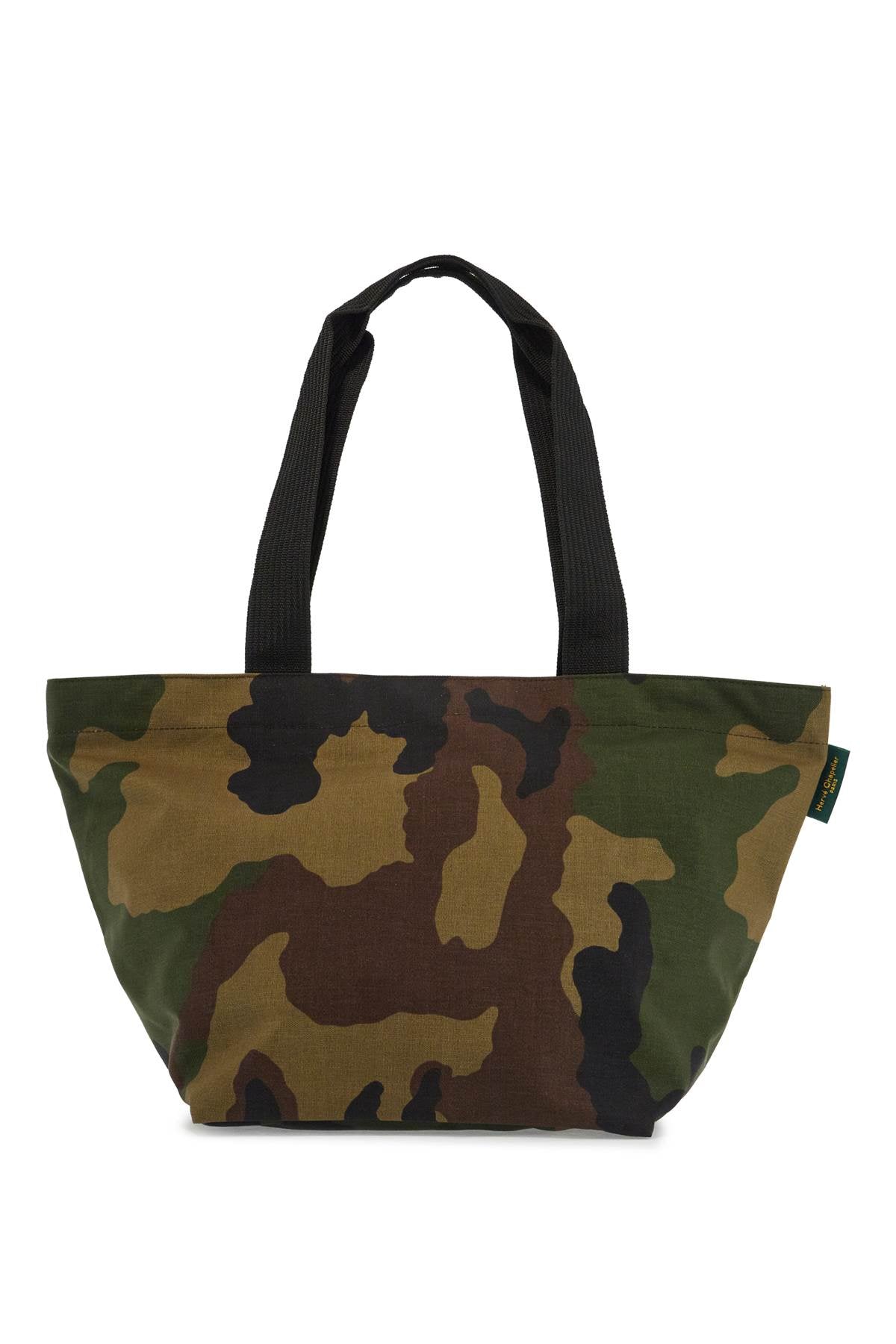 Hervé Chapelier Large Two-Tone Camouflage Tote Bag image 0