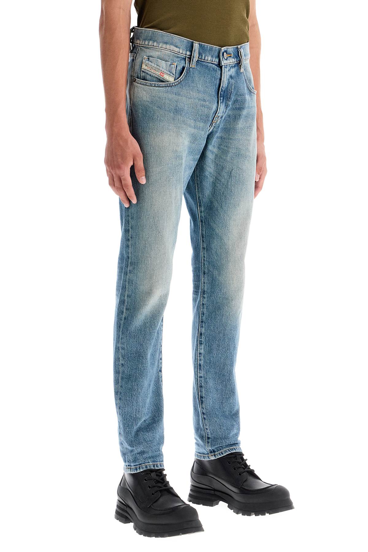 Diesel Men's Fitted Slim Fit Stretch Jeans - Light DNA Wash image 1