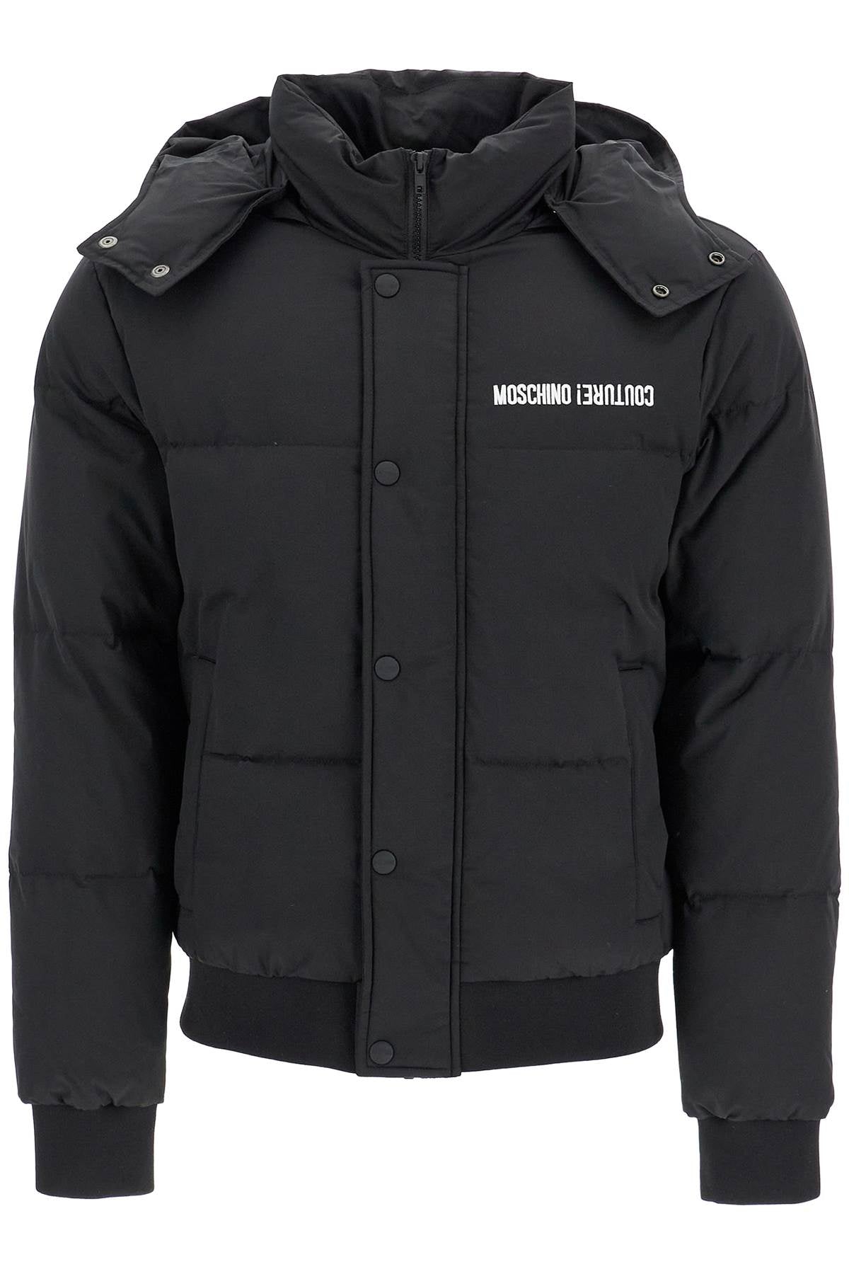 Moschino High-Neck Down Jacket with Hood image 0