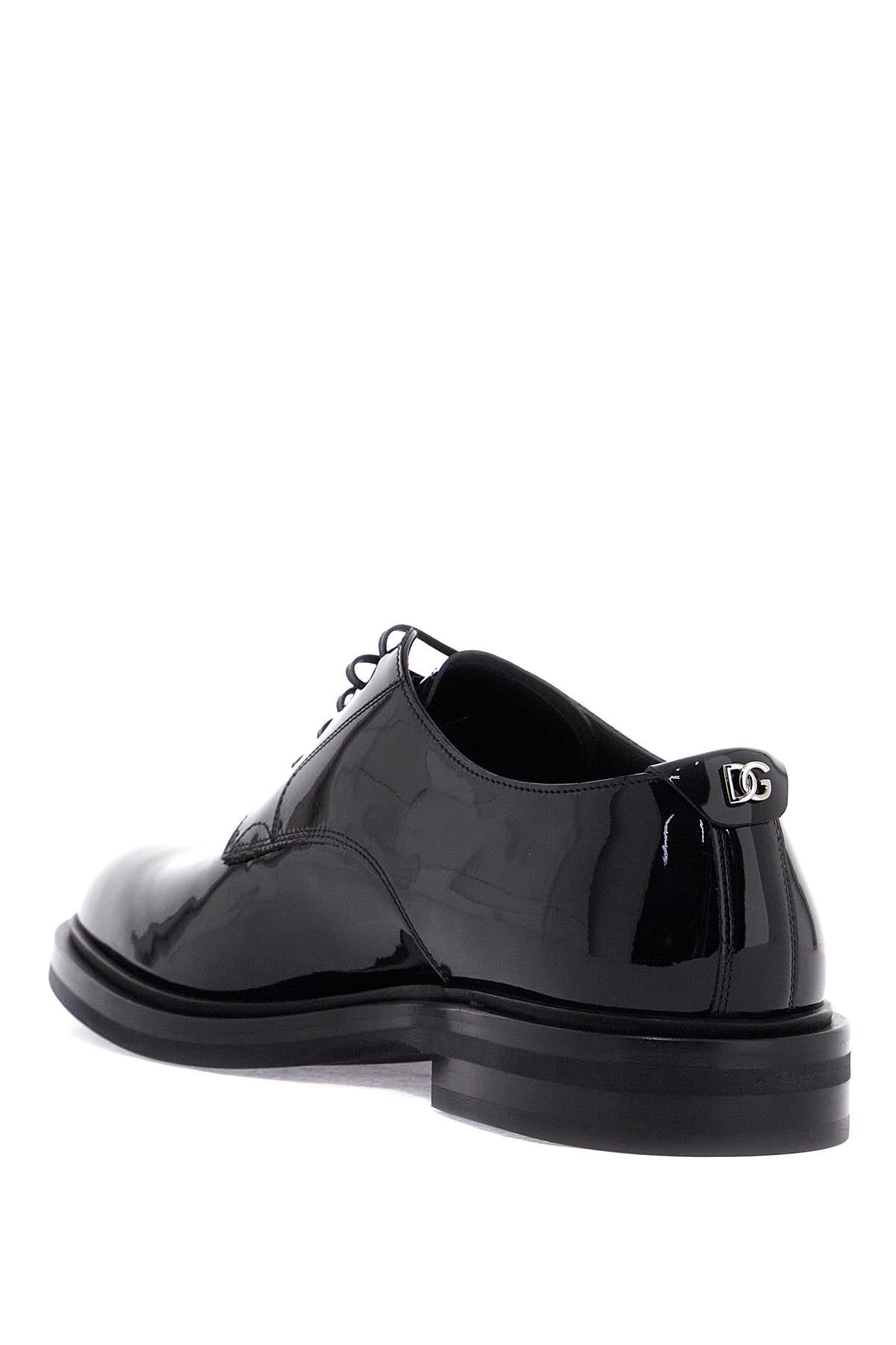 Dolce & Gabbana Altavilla Patent Leather Lace-Up Derby Shoes image 2