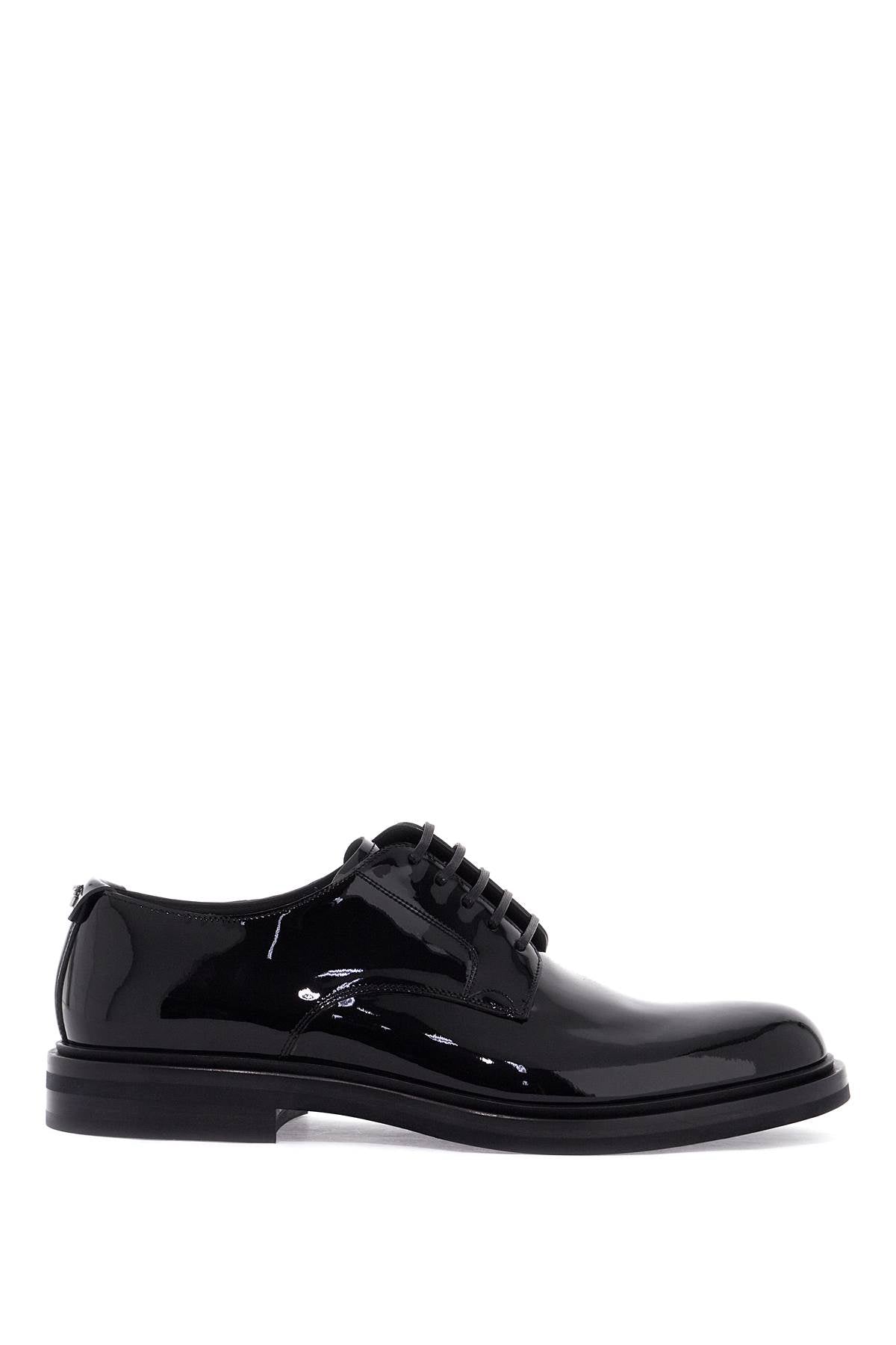 Dolce & Gabbana Altavilla Patent Leather Lace-Up Derby Shoes image 0