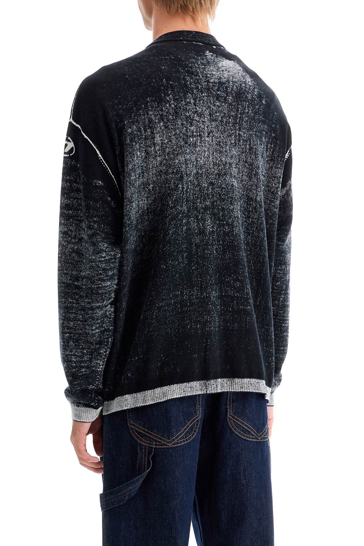 Diesel K-Larence Cardigan - Faded Cotton Knit image 2