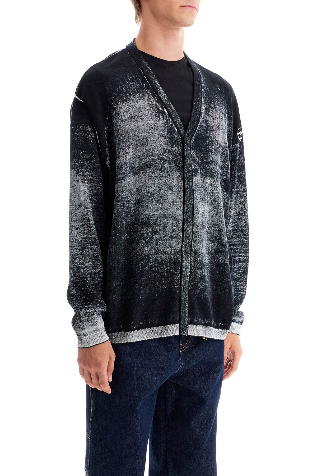 Diesel K-Larence Cardigan - Faded Cotton Knit image 1