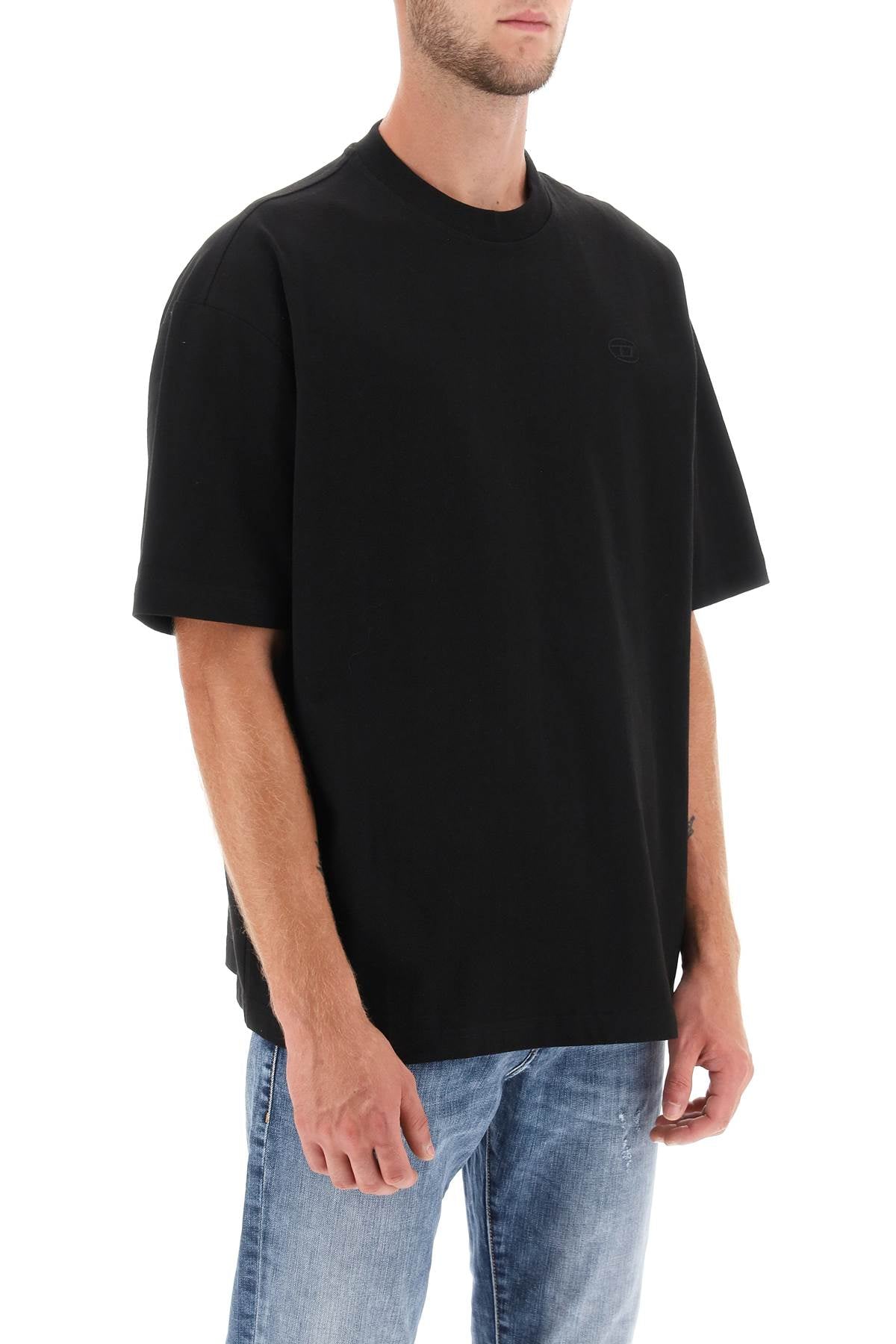 Diesel Men's 'T-Boggy Megoval-D' Oversized Cotton T-Shirt image 1