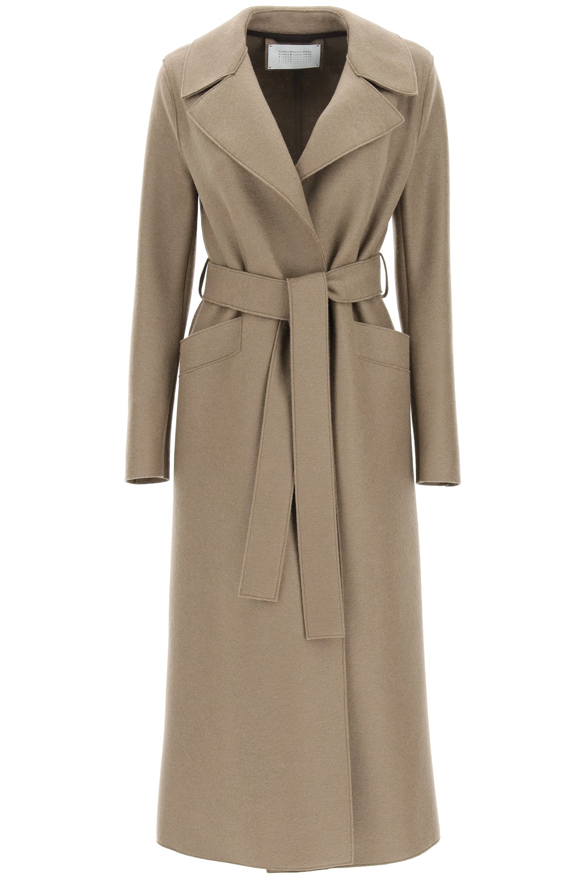 Harris Wharf London Long Wool Wrap Coat image 0