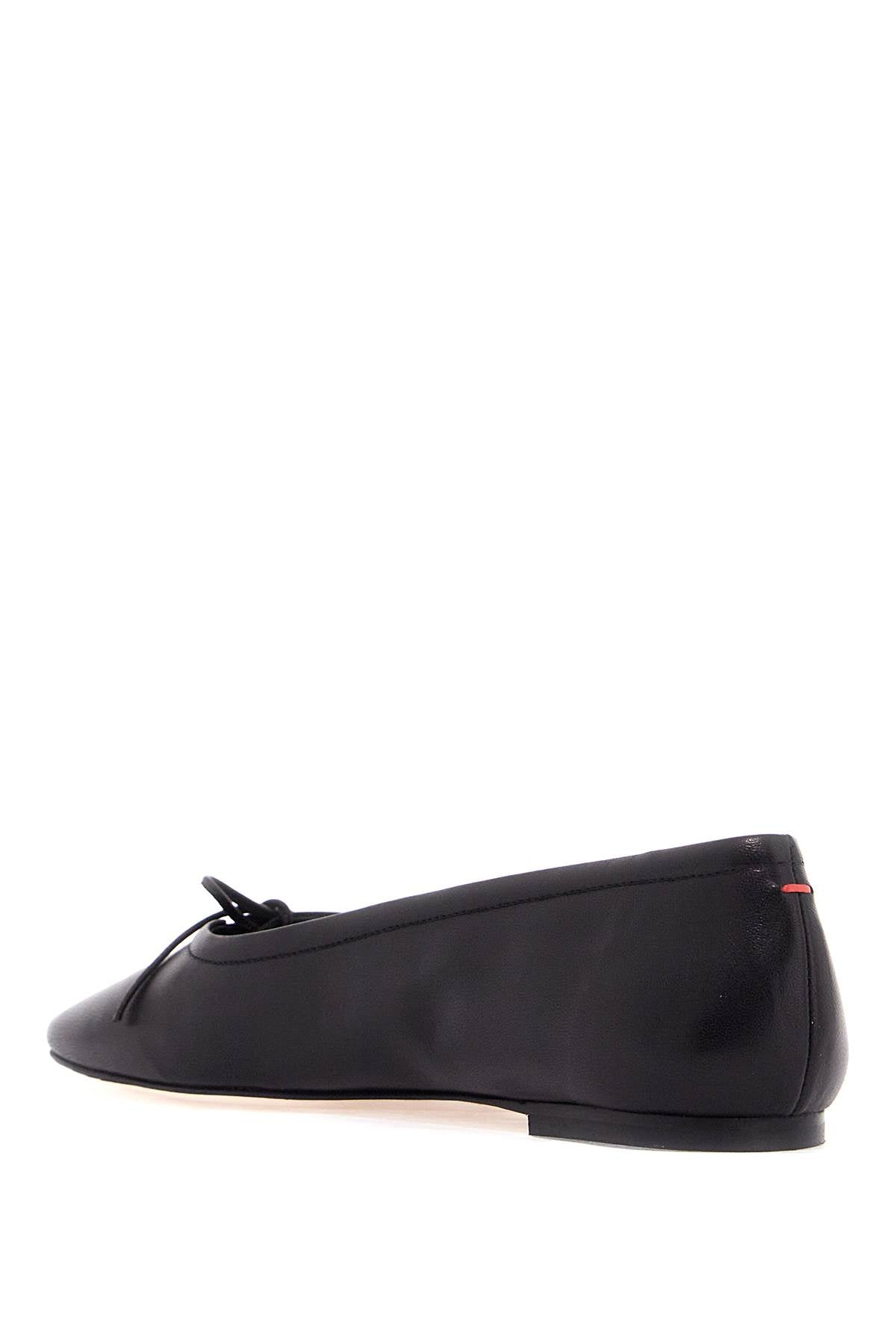 AEYDE Delfina Leather Ballerina Flats with Bow image 2