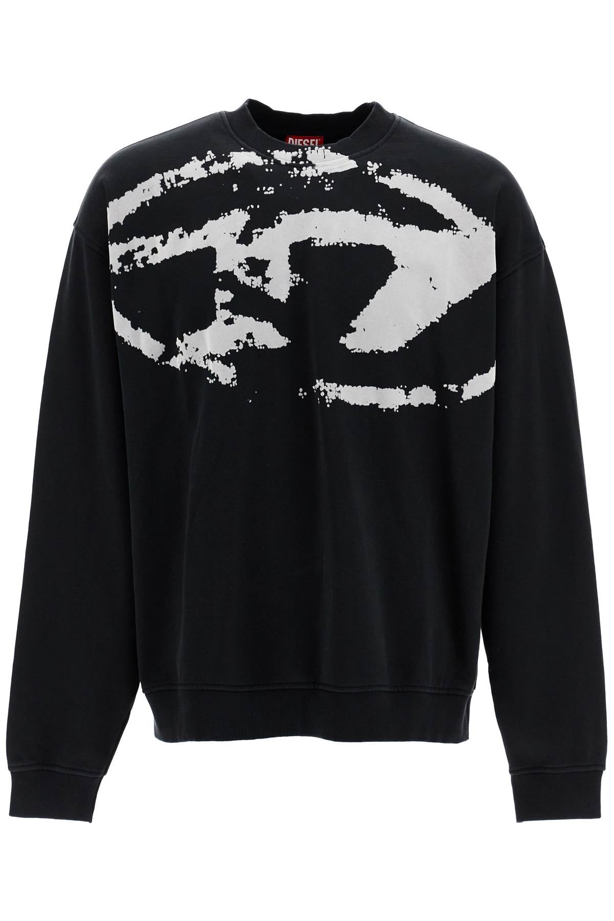 Diesel Men's Flocked Oval D Fleece Sweatshirt image 0