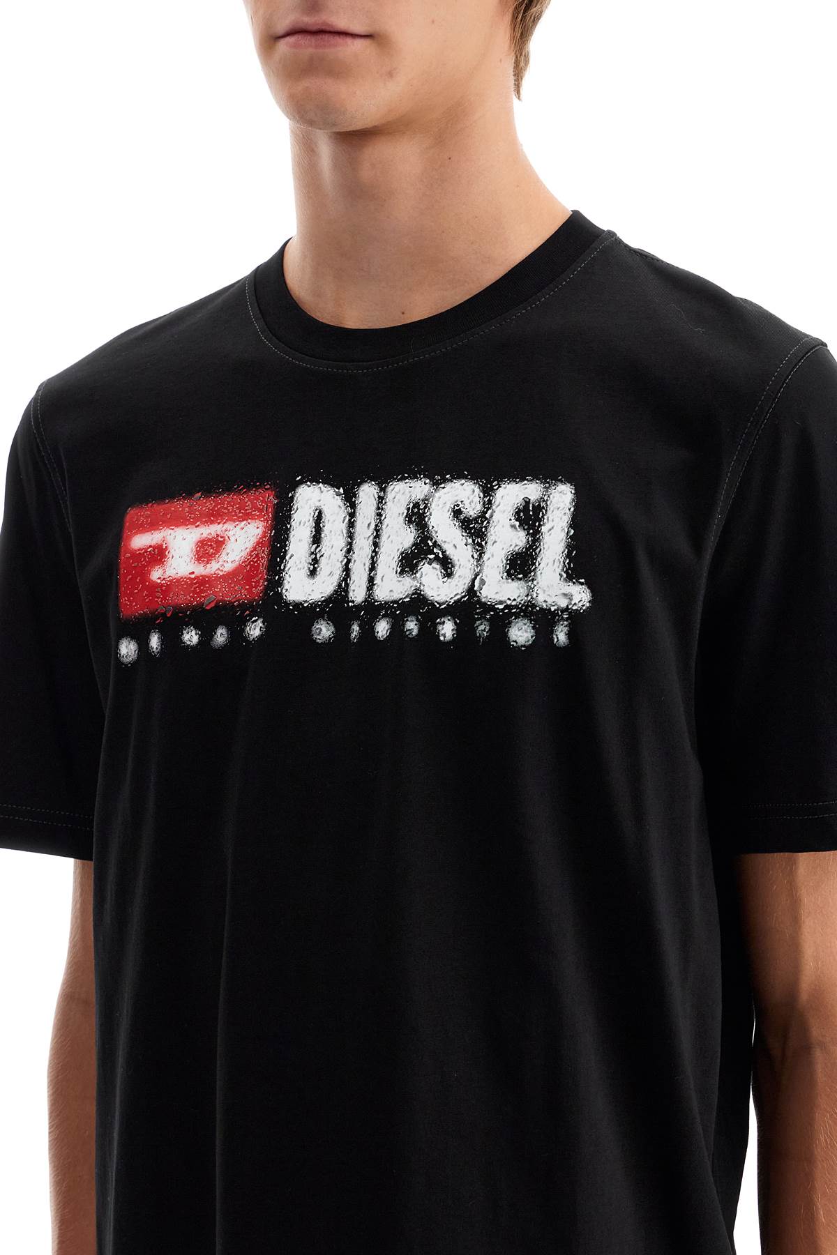 Diesel t-shirt t-adjust-k14 with image 3