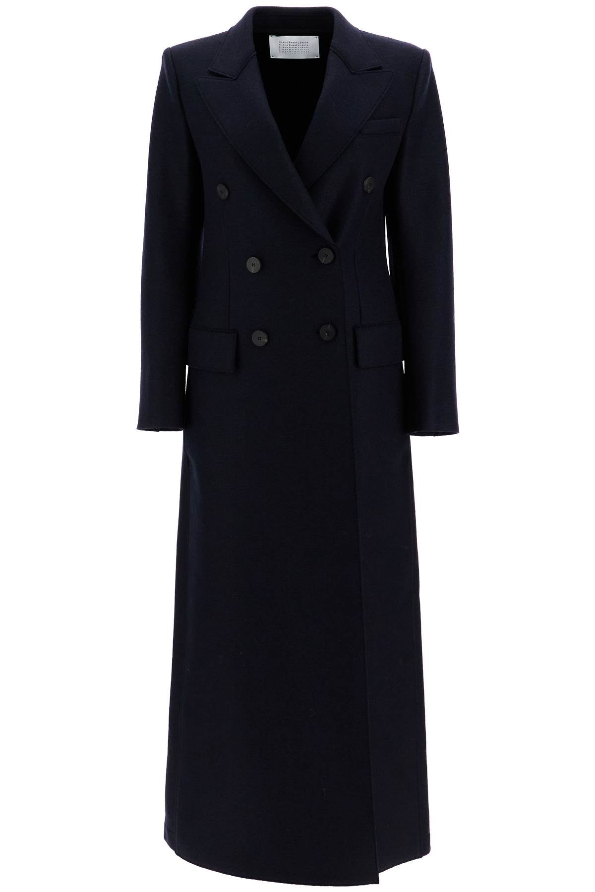 Harris Wharf London double-breasted pressed wool coat image 0