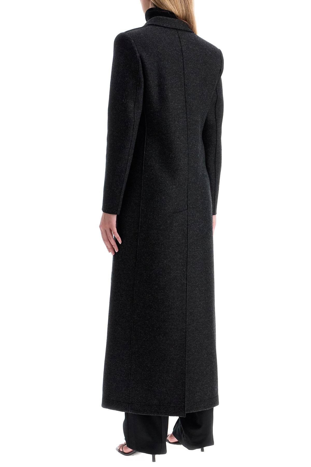 Harris Wharf London double-breasted pressed wool coat image 2