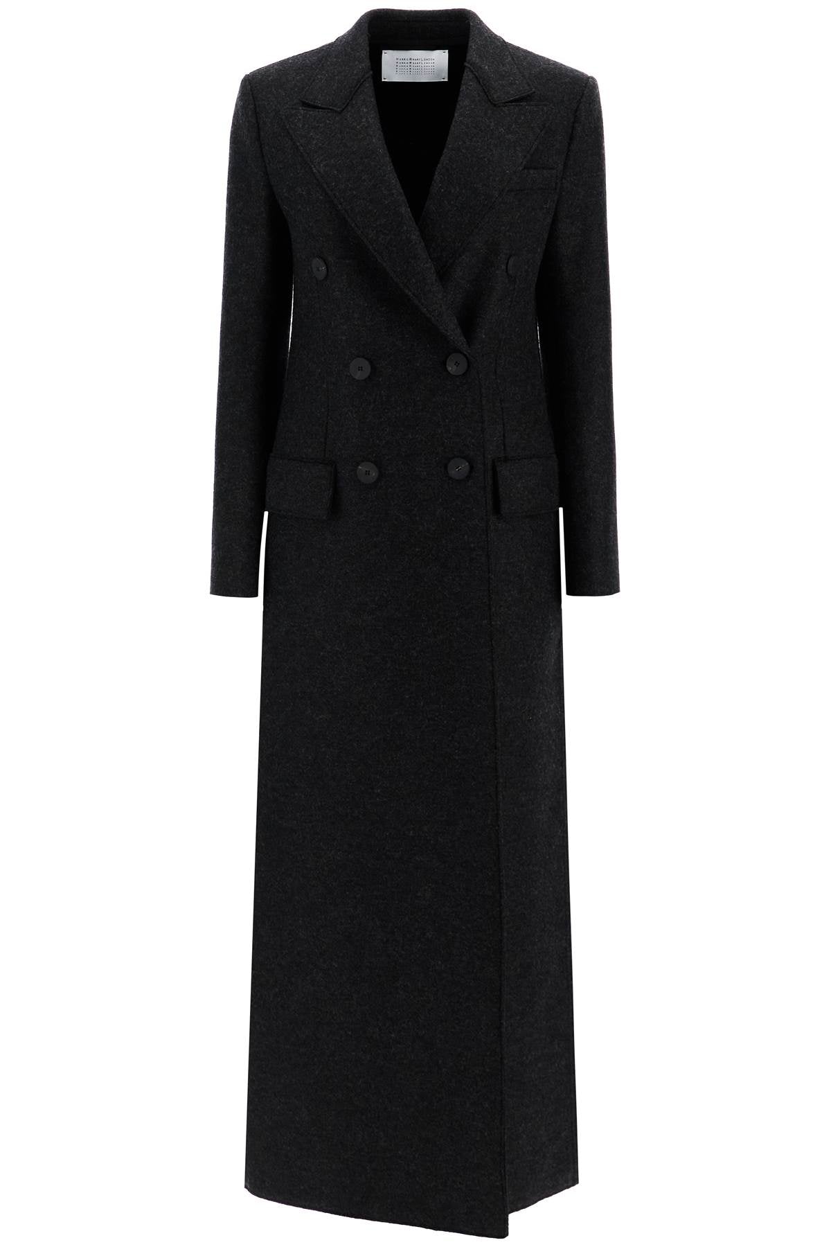 Harris Wharf London double-breasted pressed wool coat image 0