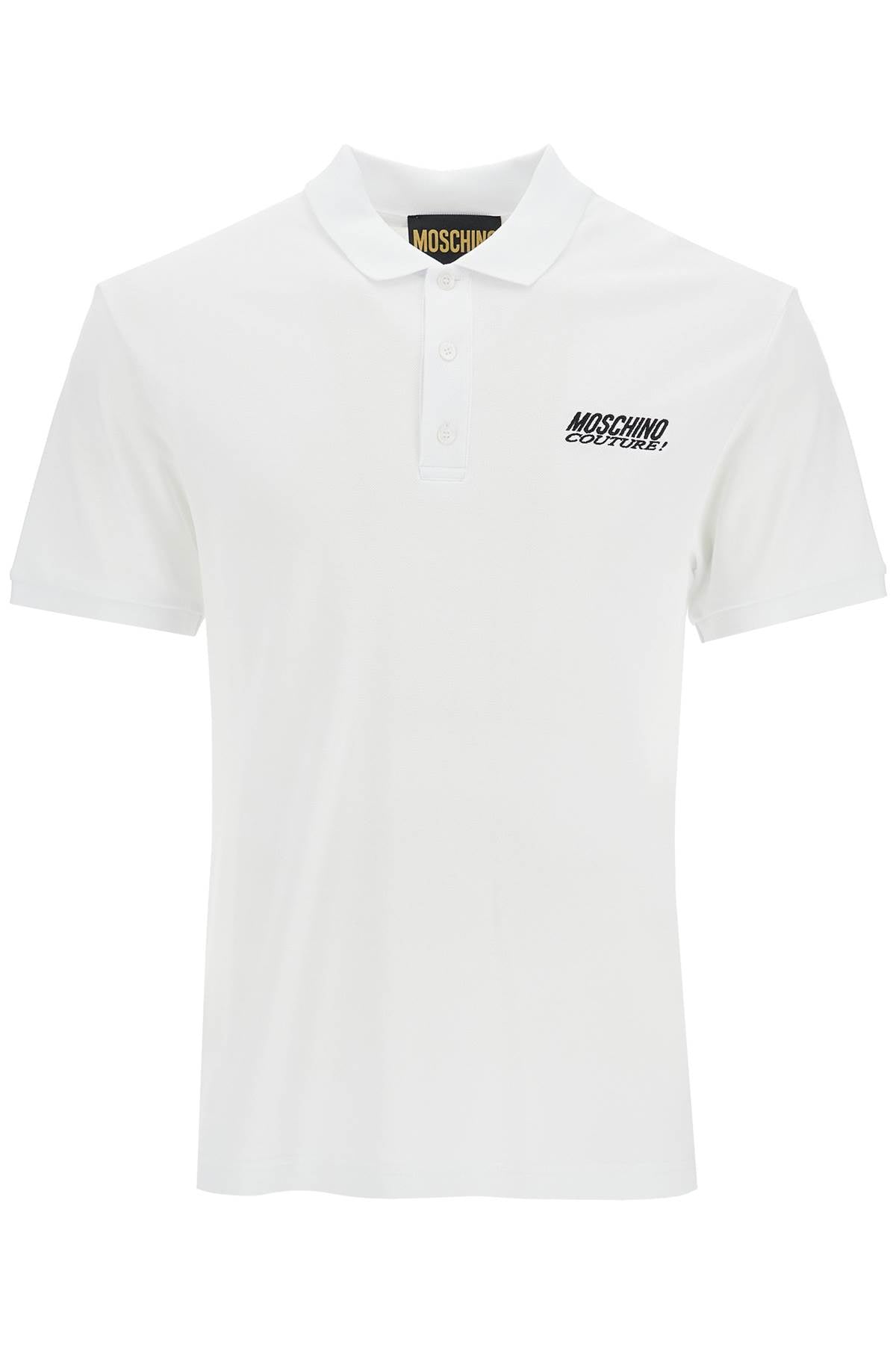 Moschino polo shirt with embroidered logo image 0