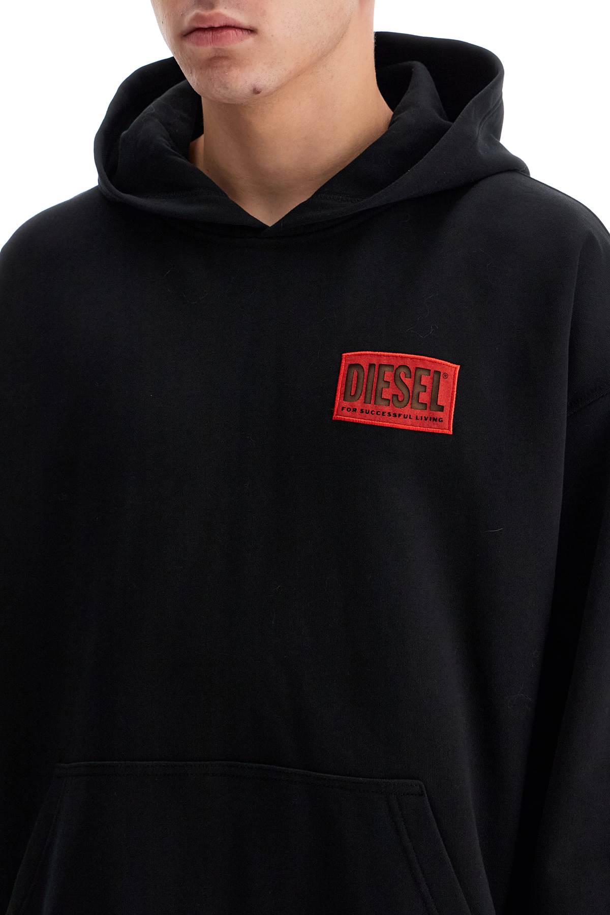 Diesel S-Boxt Brushed Cotton Hoodie image 3