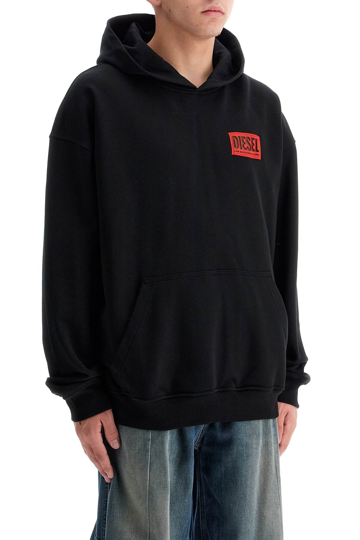 Diesel S-Boxt Brushed Cotton Hoodie image 1