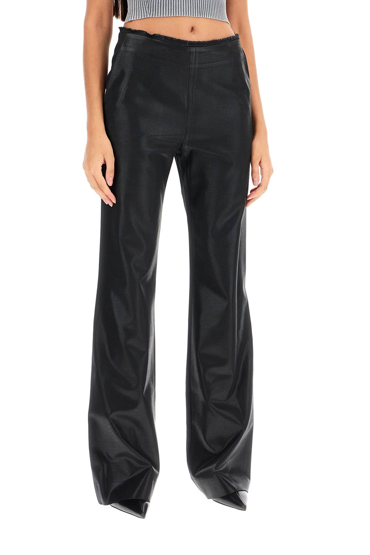 Diesel P-Lumys Flared Wool Blend Twill Pants image 1