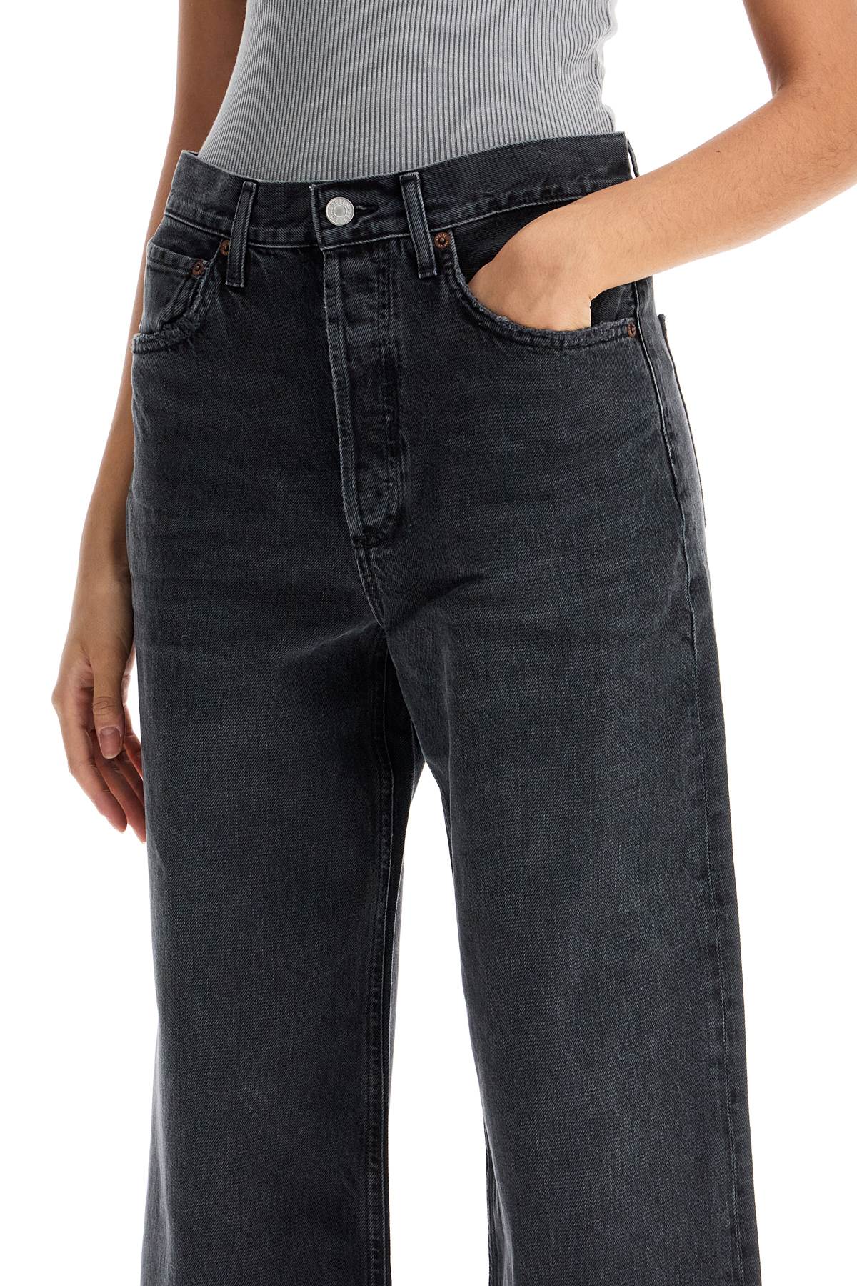 Agolde Wide-Leg Women's Jeans - Vintage Dark Wash image 3