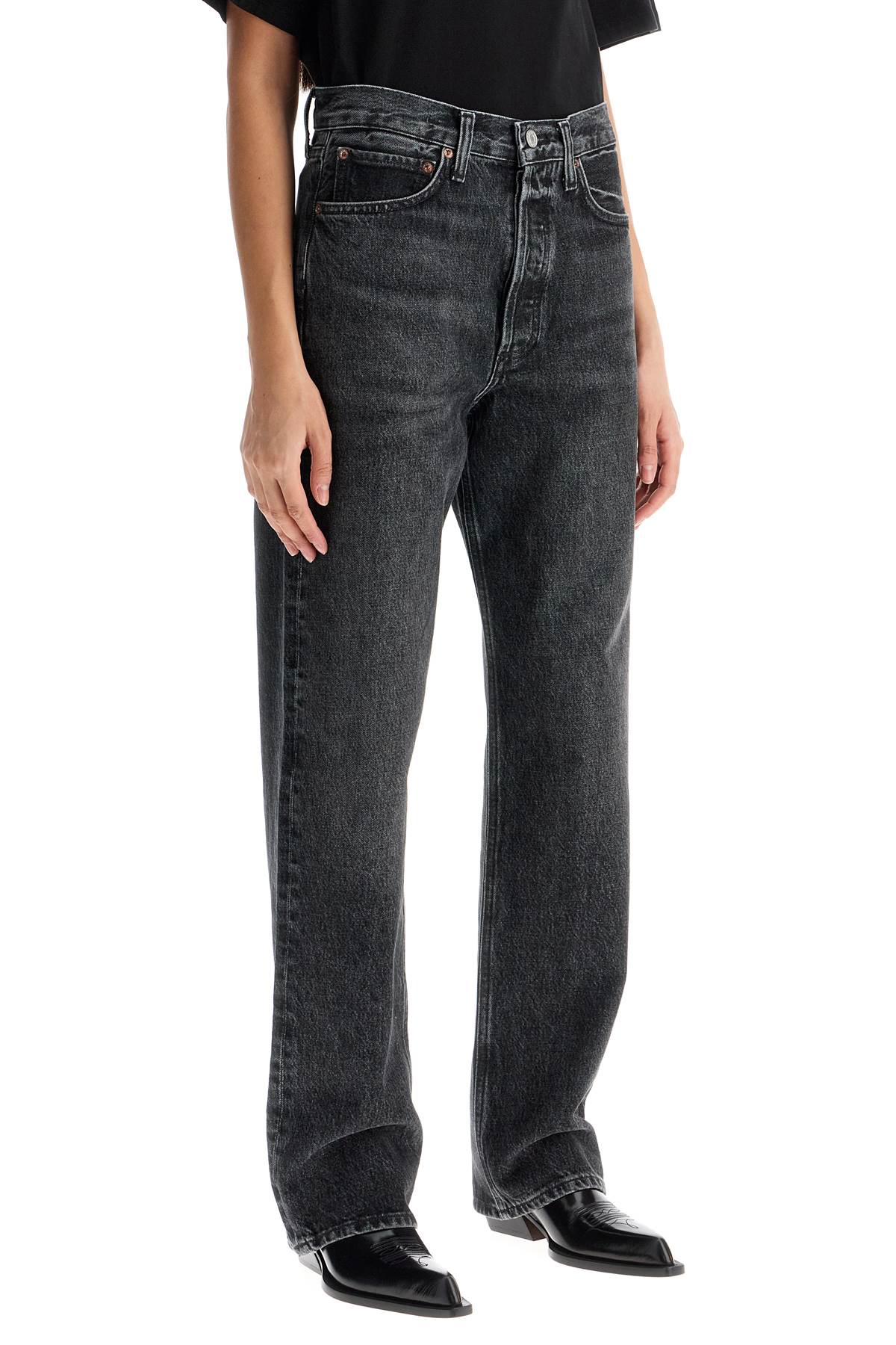 Agolde Kelly Straight Leg Jeans: Regenerative Cotton Denim image 1