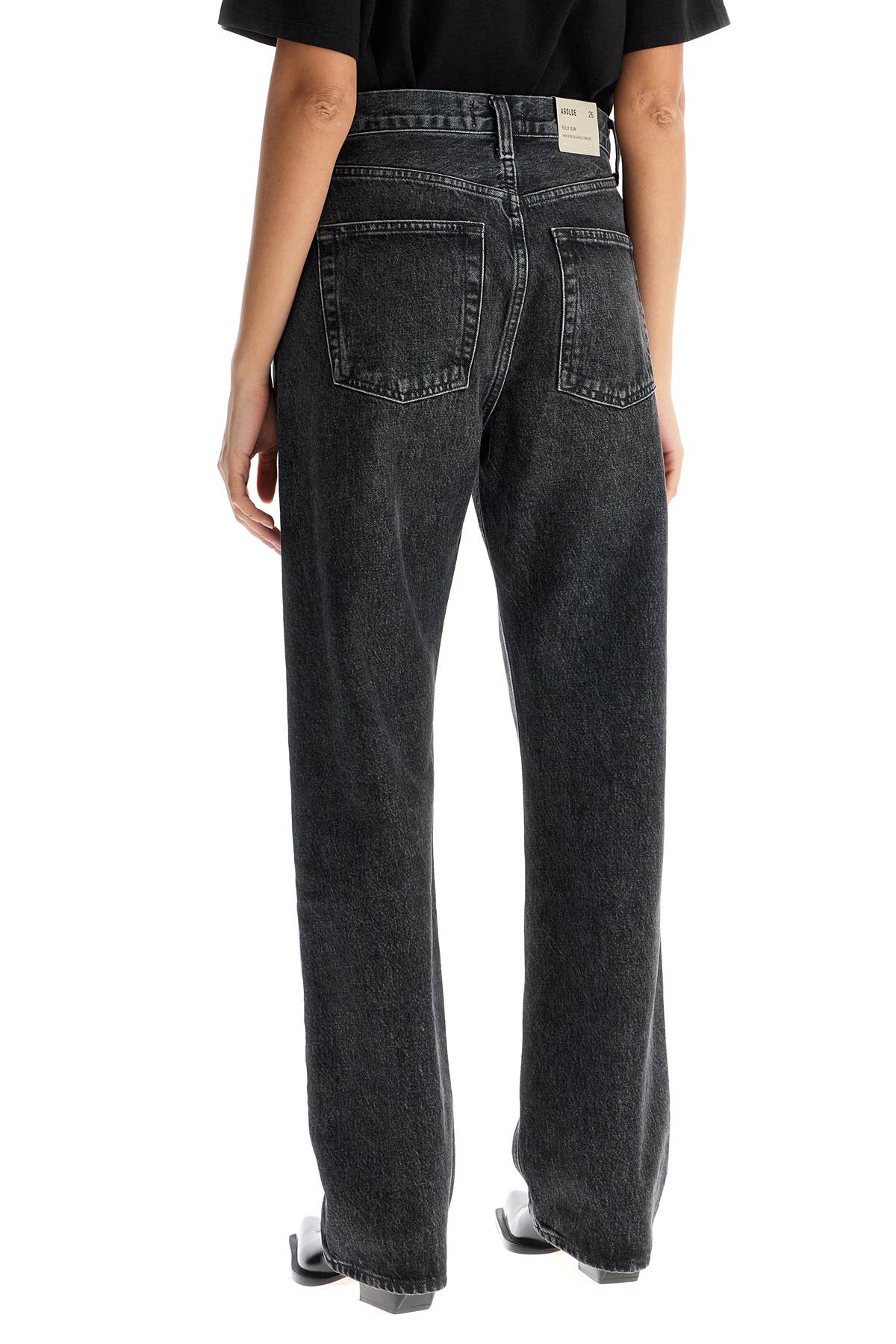 Agolde Kelly Straight Leg Jeans: Regenerative Cotton Denim image 2