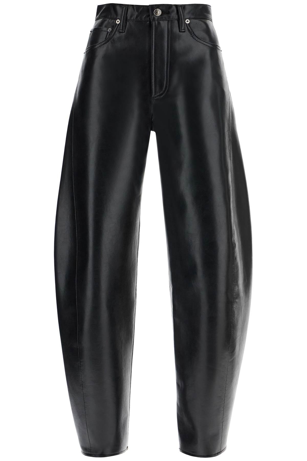 Agolde Luna Recycled Leather Barrel Pants image 0