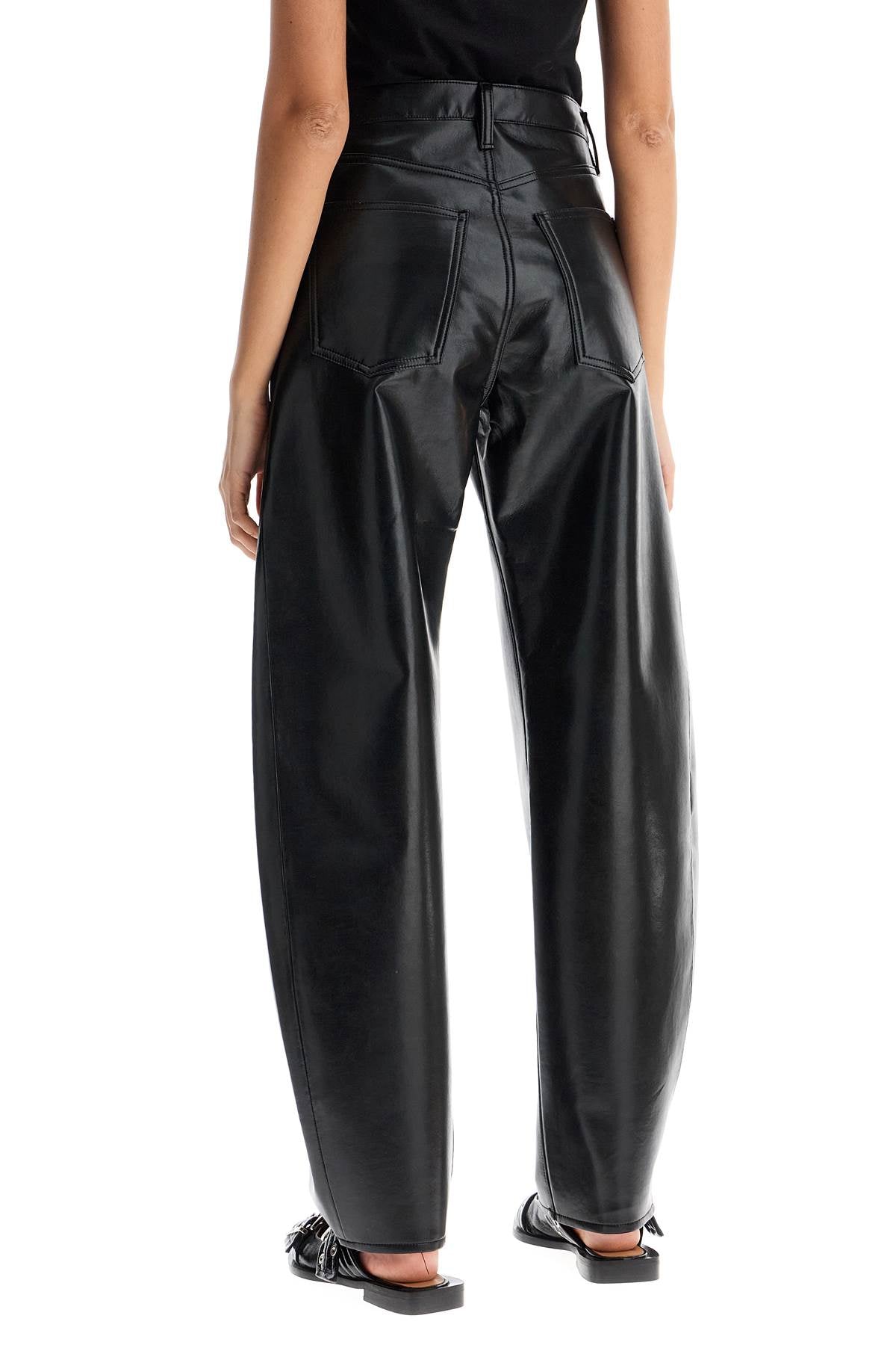 Agolde Luna Recycled Leather Barrel Pants image 2