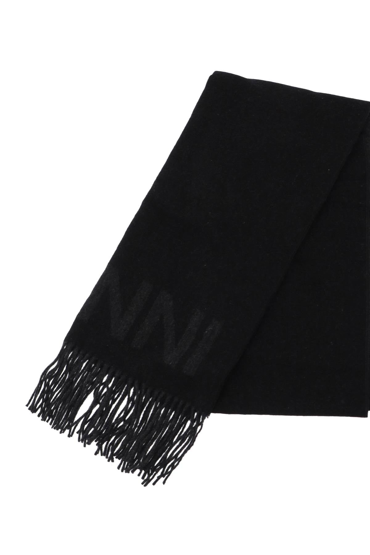 Ganni logo lettering scarf image 2