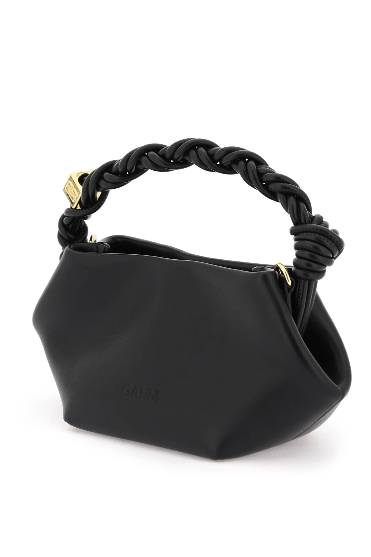 Ganni Mini Bou Recycled Leather Hexagonal Bag image 1