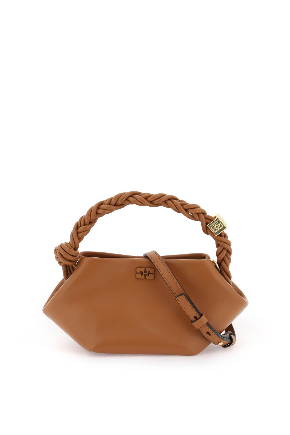 Ganni Mini Bou Recycled Leather Hexagonal Bag image 0