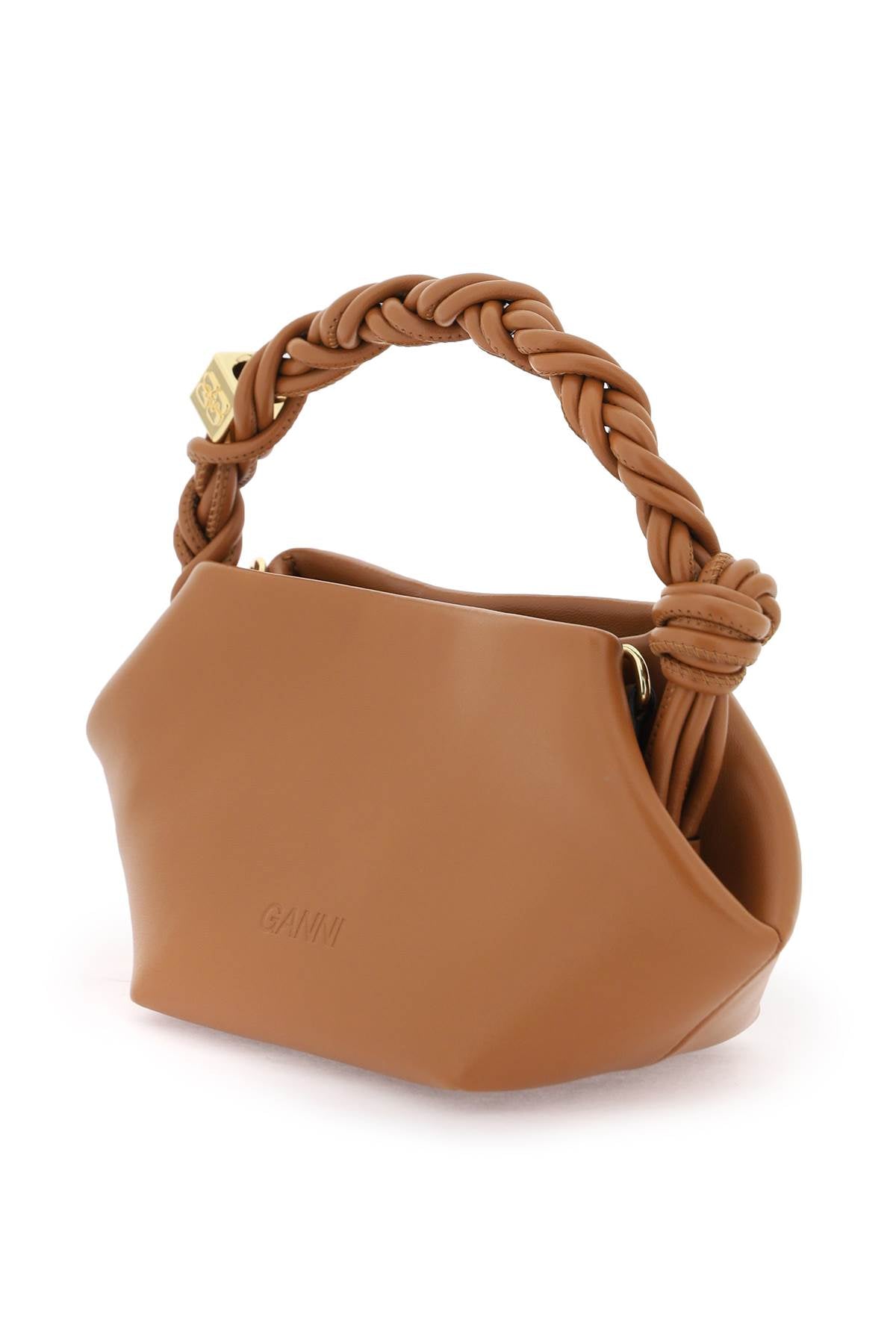 Ganni Mini Bou Recycled Leather Hexagonal Bag image 1