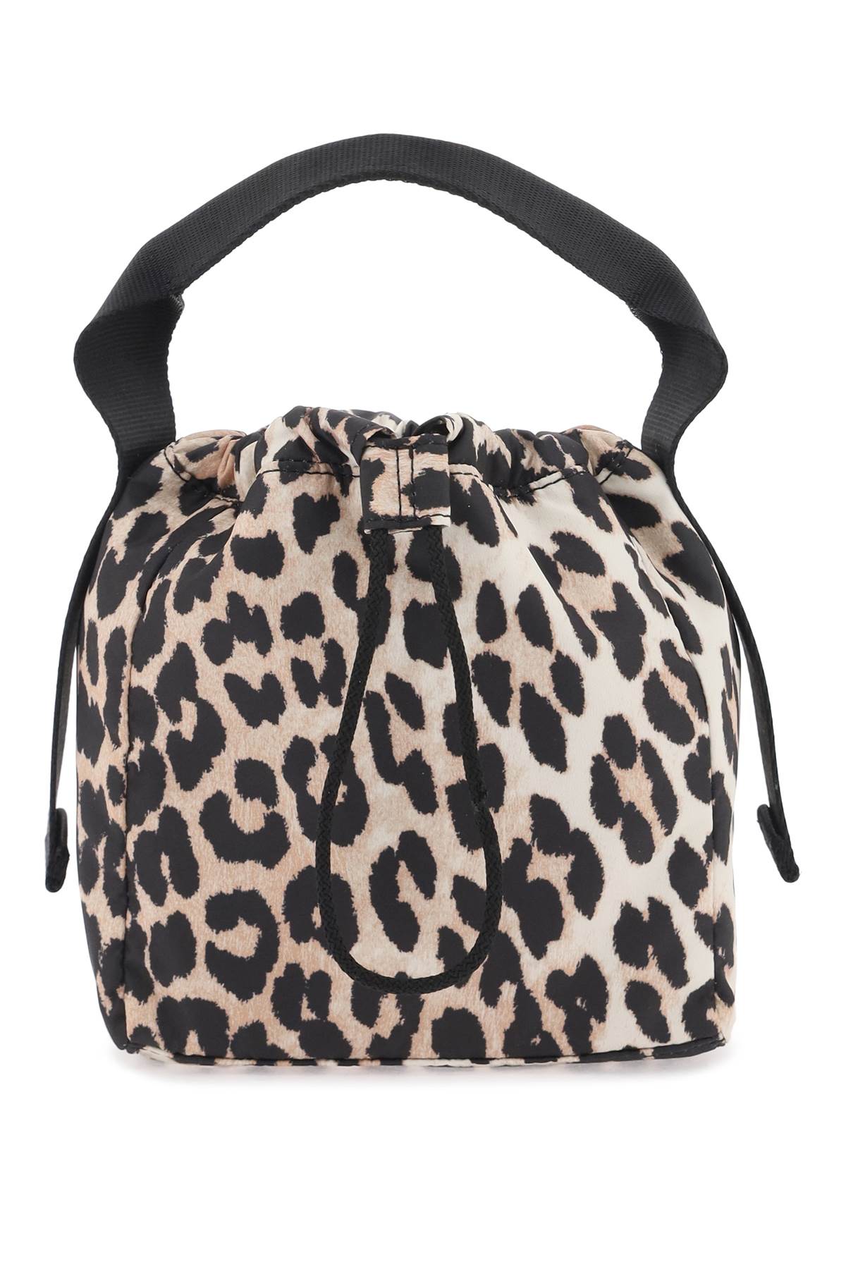 Ganni Leopard Print Recycled Tech Handbag image 0