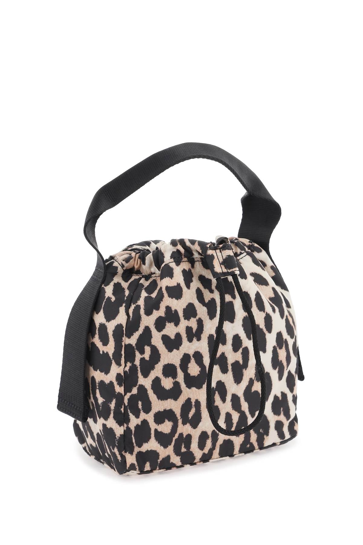 Ganni Leopard Print Recycled Tech Handbag image 2